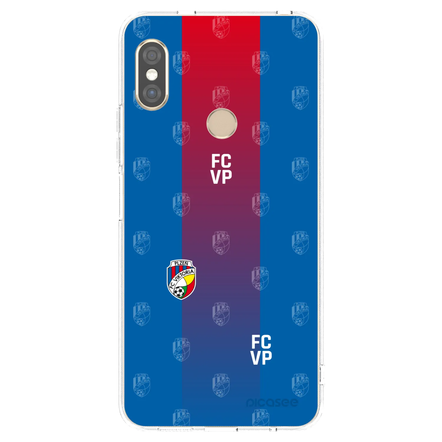 Picasee silikonový průhledný obal pro Xiaomi Redmi Note 5 Global - FC Viktoria Plzeň F