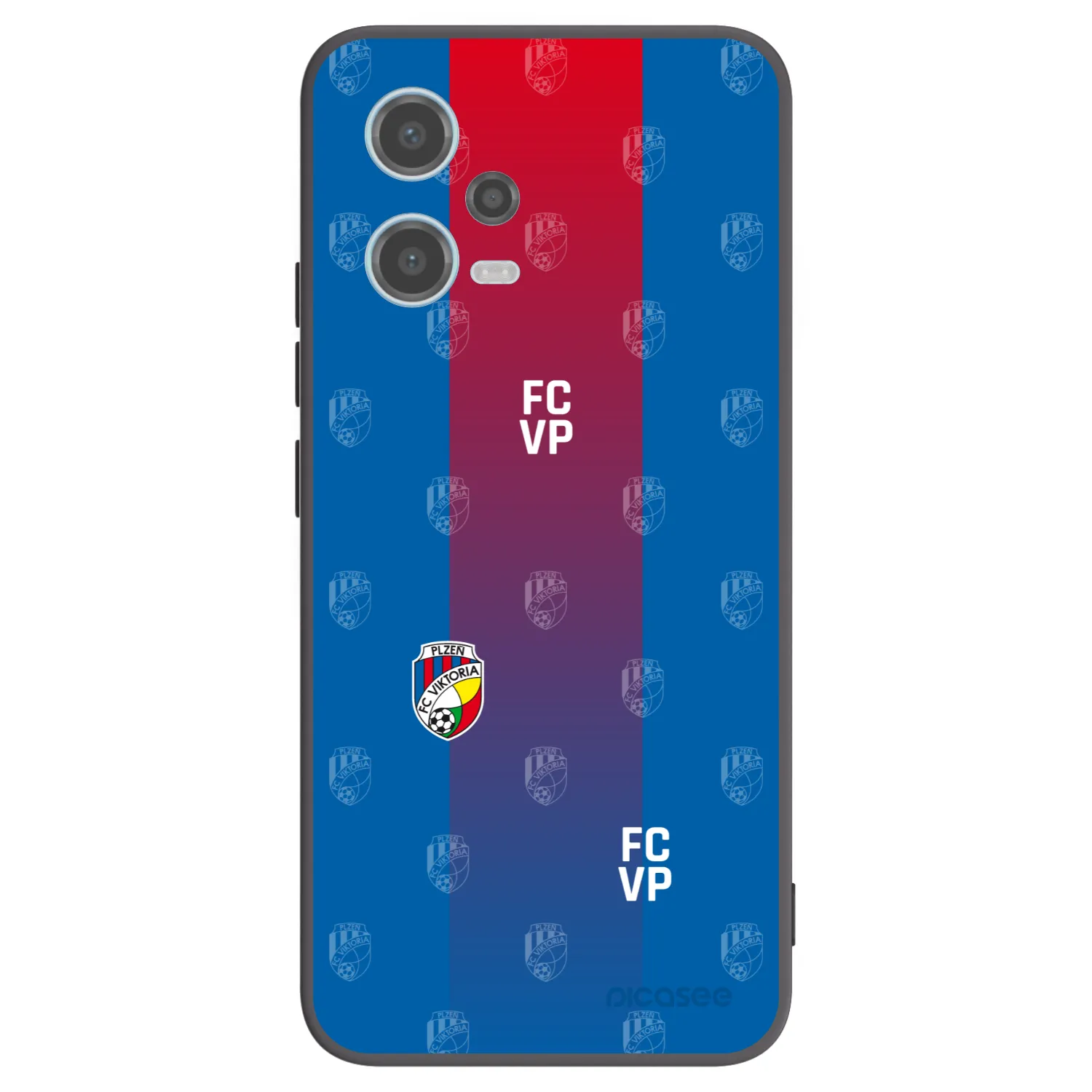 Picasee silikonový černý obal pro Xiaomi Redmi Note 12 5G - FC Viktoria Plzeň F