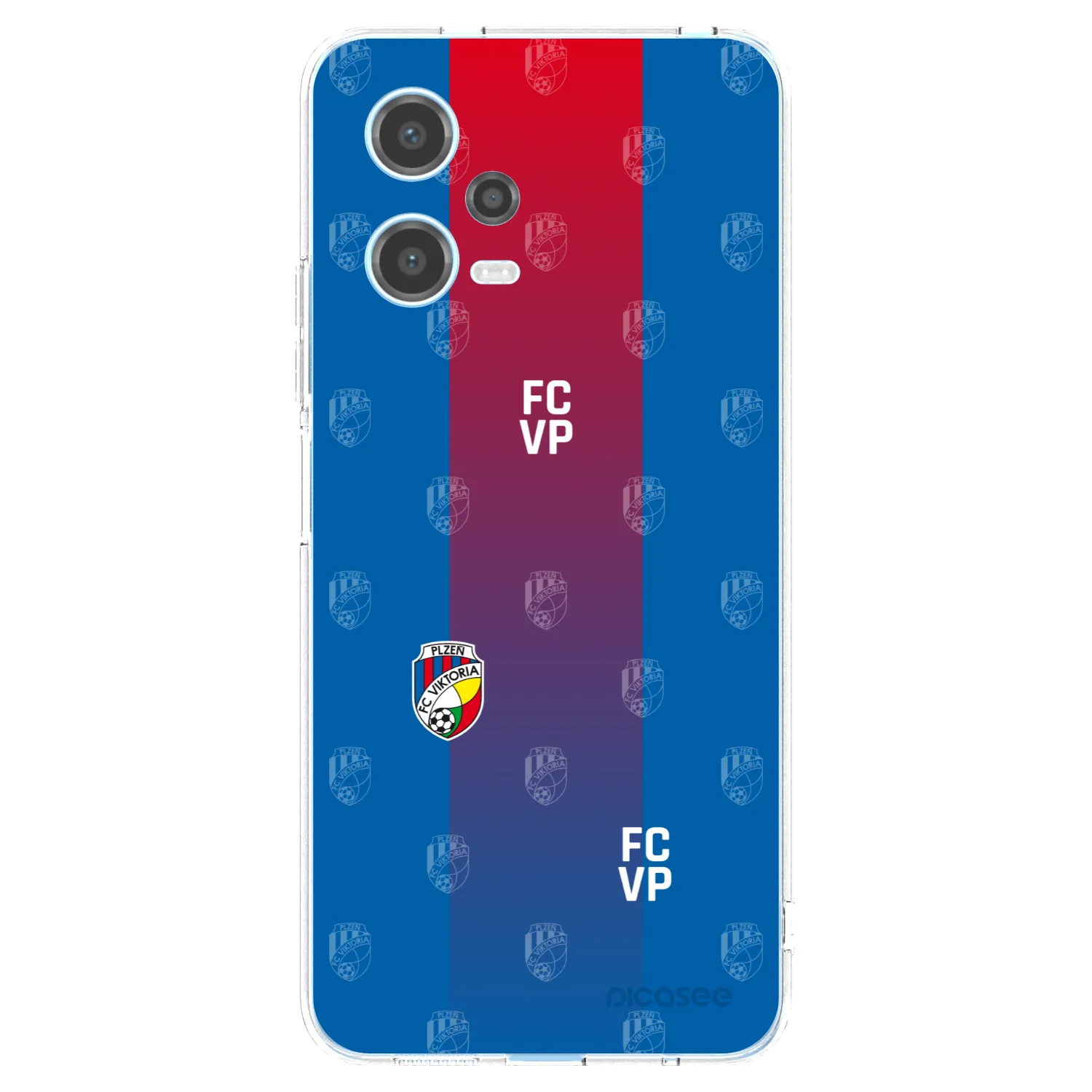 Picasee silikonový průhledný obal pro Xiaomi Redmi Note 12 5G - FC Viktoria Plzeň F