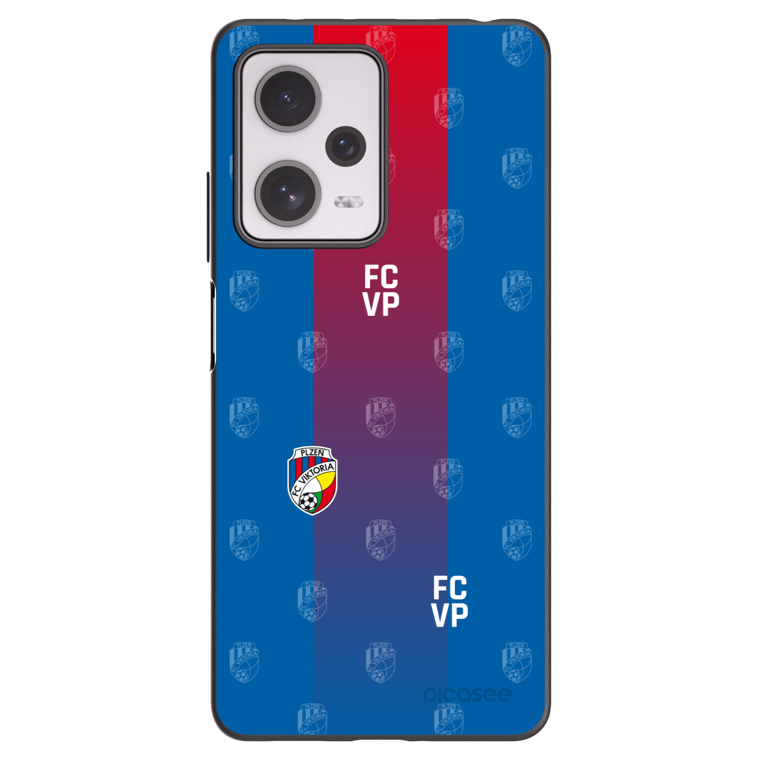 Picasee silikonový černý obal pro Xiaomi Redmi Note 12 Pro+ 5G - FC Viktoria Plzeň F