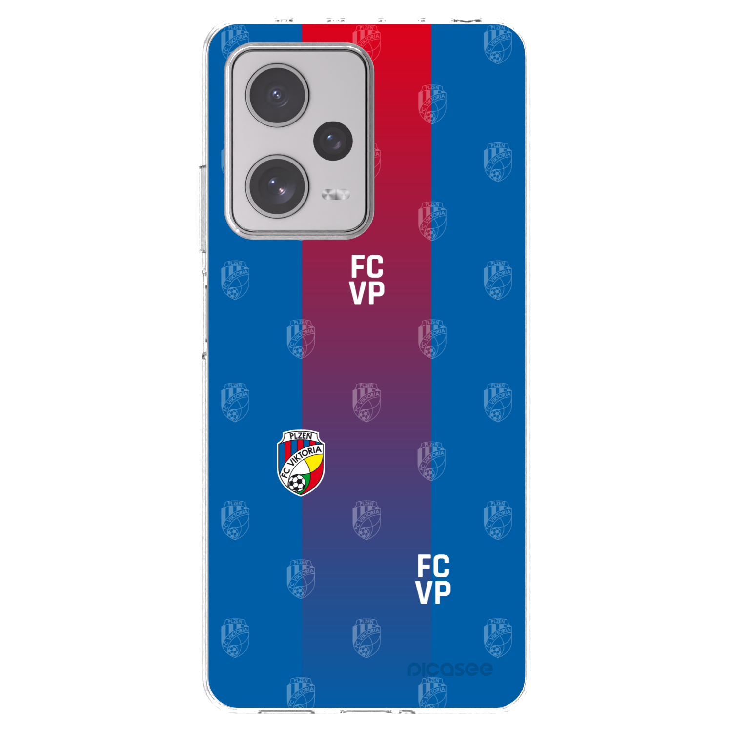 Picasee silikonový průhledný obal pro Xiaomi Redmi Note 12 Pro+ 5G - FC Viktoria Plzeň F