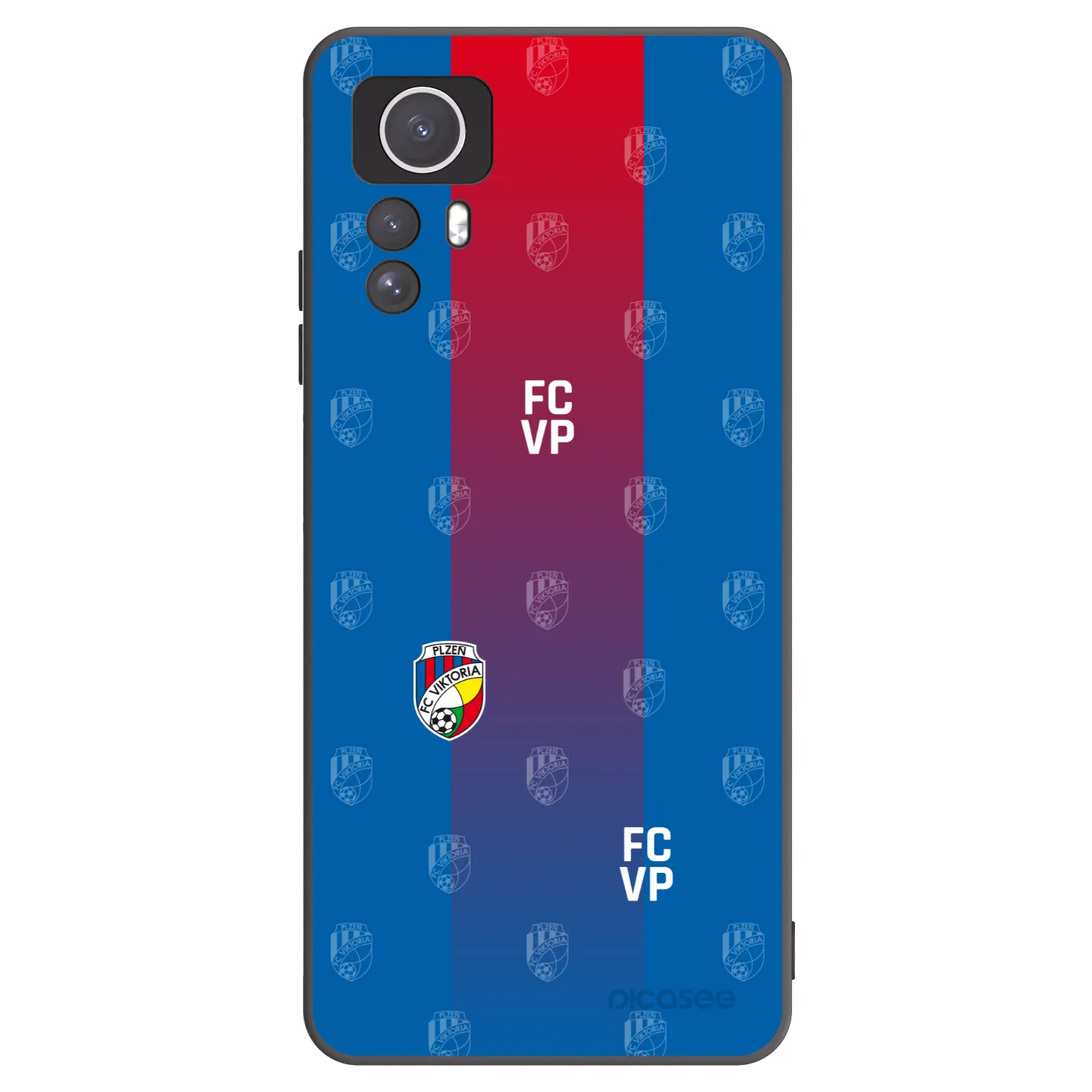 Picasee silikonový černý obal pro Xiaomi Redmi Note 12S - FC Viktoria Plzeň F