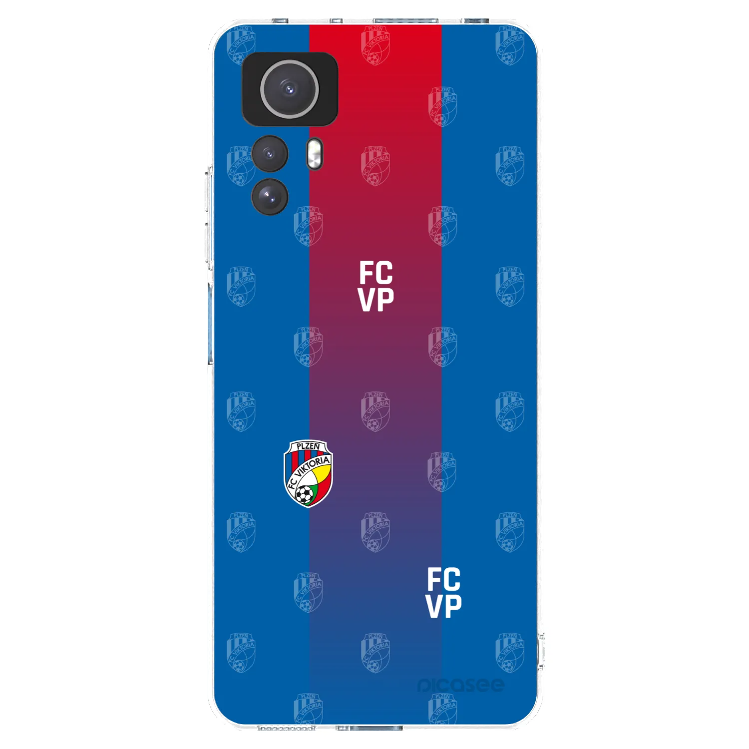Picasee silikonový průhledný obal pro Xiaomi Redmi Note 12S - FC Viktoria Plzeň F