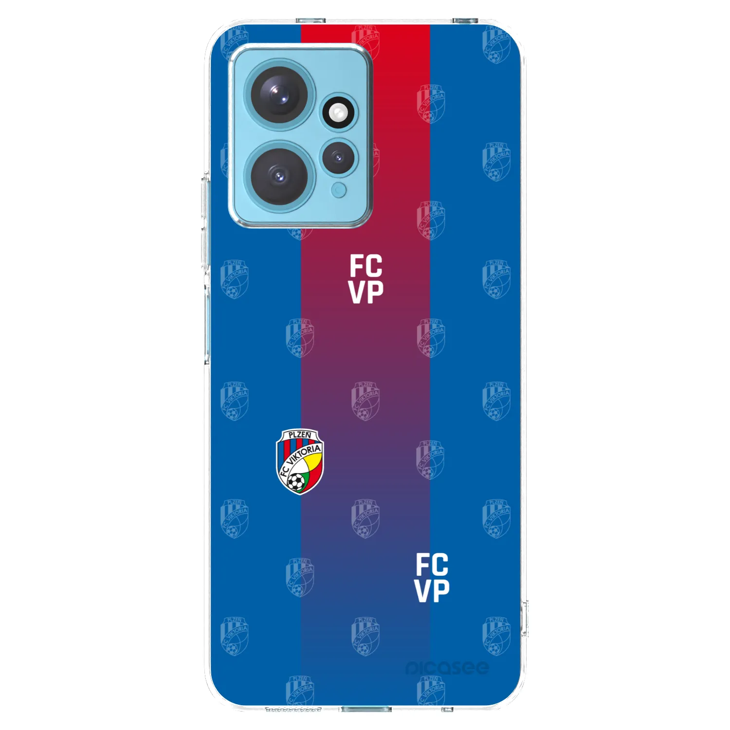 Picasee silikonový průhledný obal pro Xiaomi Redmi Note 12 4G - FC Viktoria Plzeň F