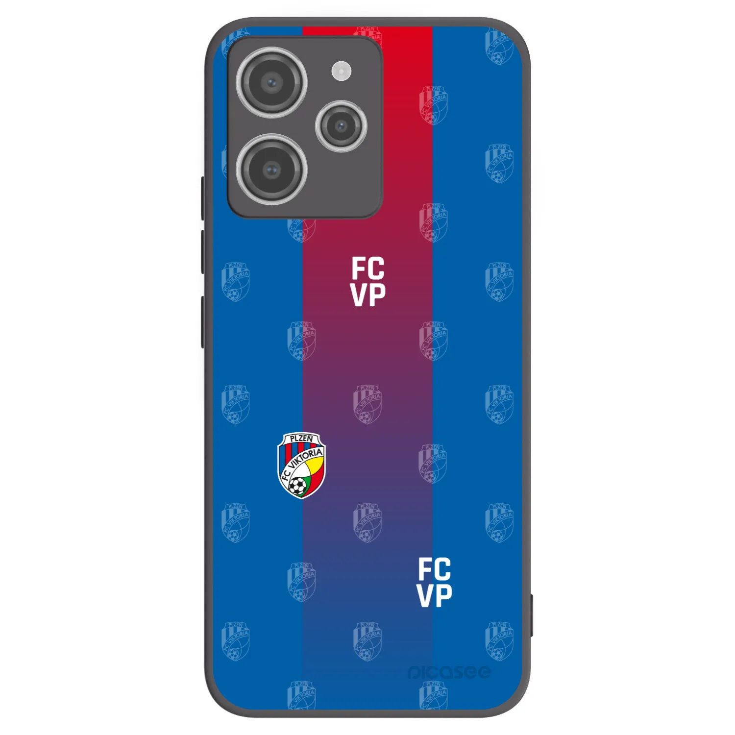 Picasee silikonový černý obal pro Xiaomi Redmi 12 4G - FC Viktoria Plzeň F