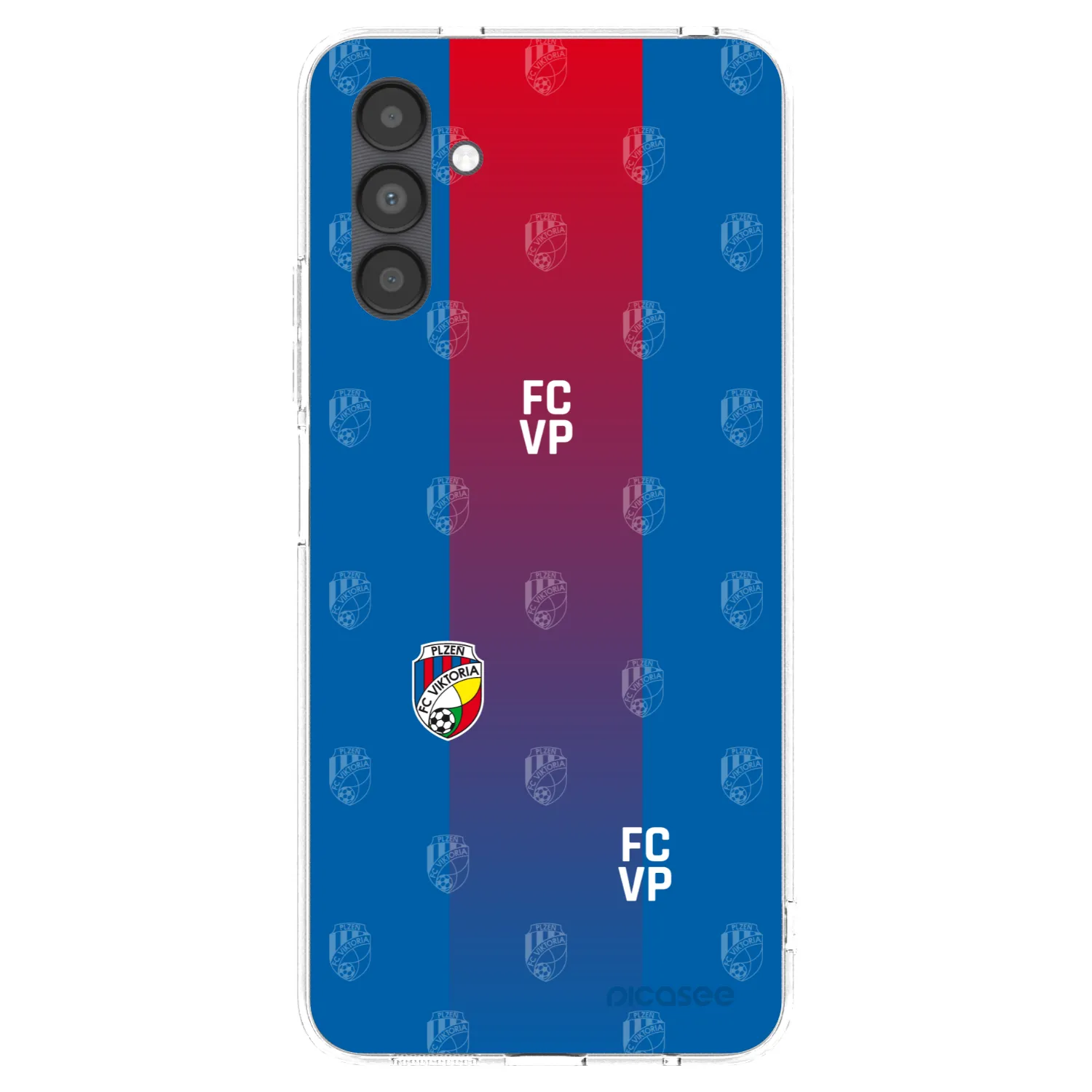 Picasee silikonový průhledný obal pro Samsung Galaxy A04s A047F - FC Viktoria Plzeň F