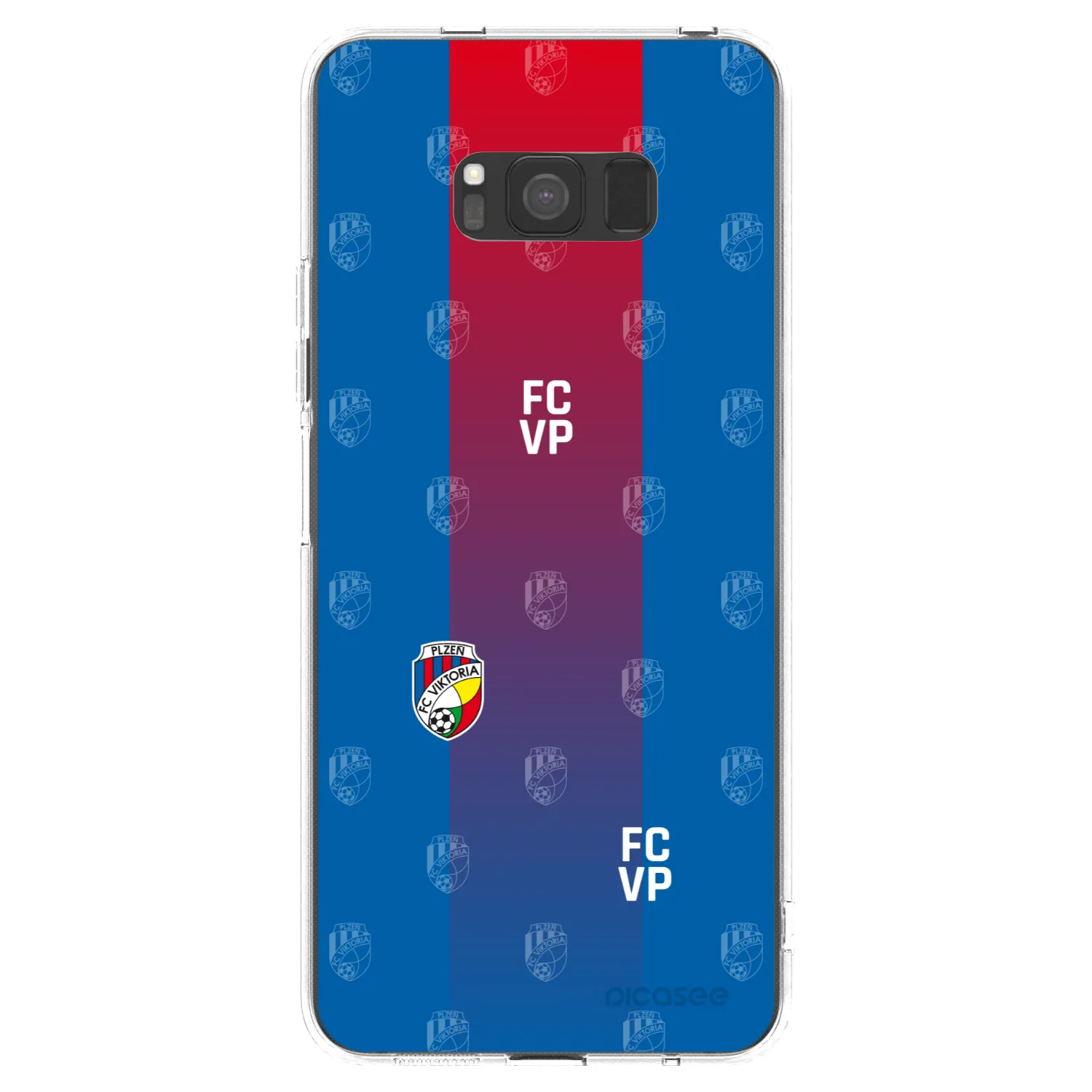 Picasee silikonový průhledný obal pro Samsung Galaxy S8 G950F - FC Viktoria Plzeň F