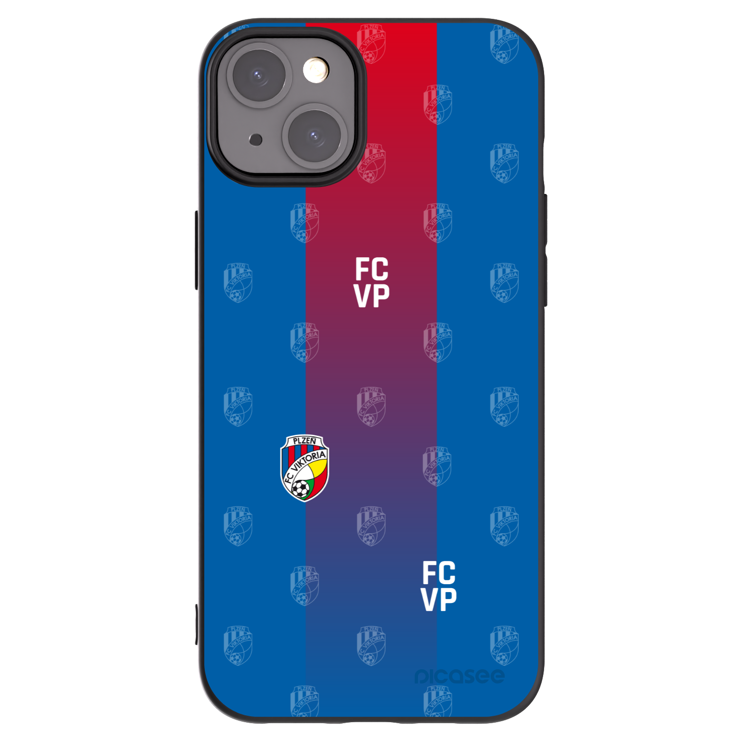 Picasee silikonový černý obal pro Apple iPhone 15 Plus - FC Viktoria Plzeň F