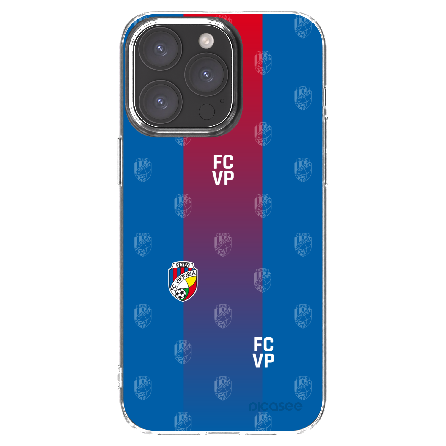 Picasee silikonový průhledný obal pro Apple iPhone 15 Pro Max - FC Viktoria Plzeň F