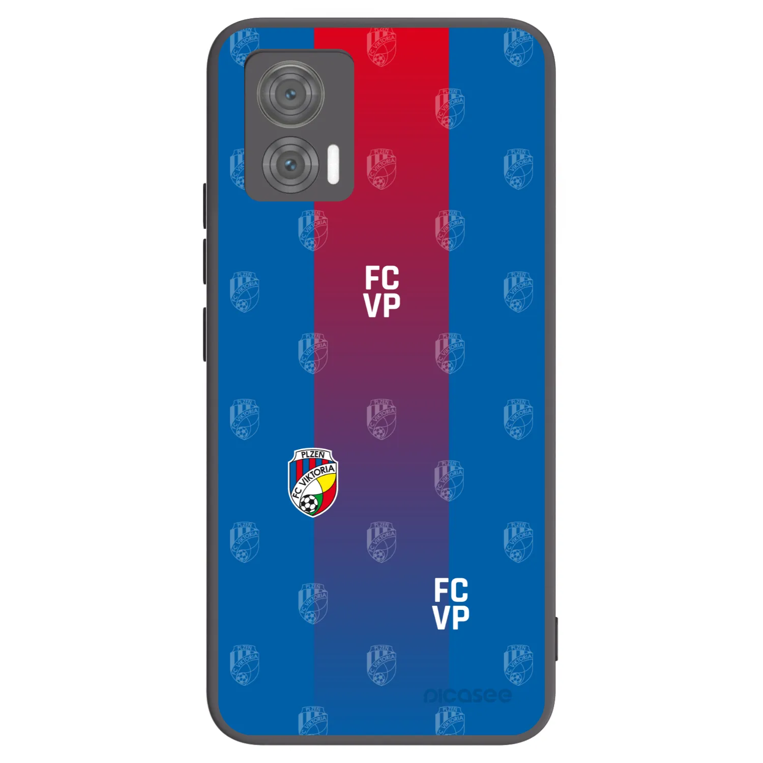 Picasee silikonový černý obal pro Motorola Edge 30 Neo - FC Viktoria Plzeň F