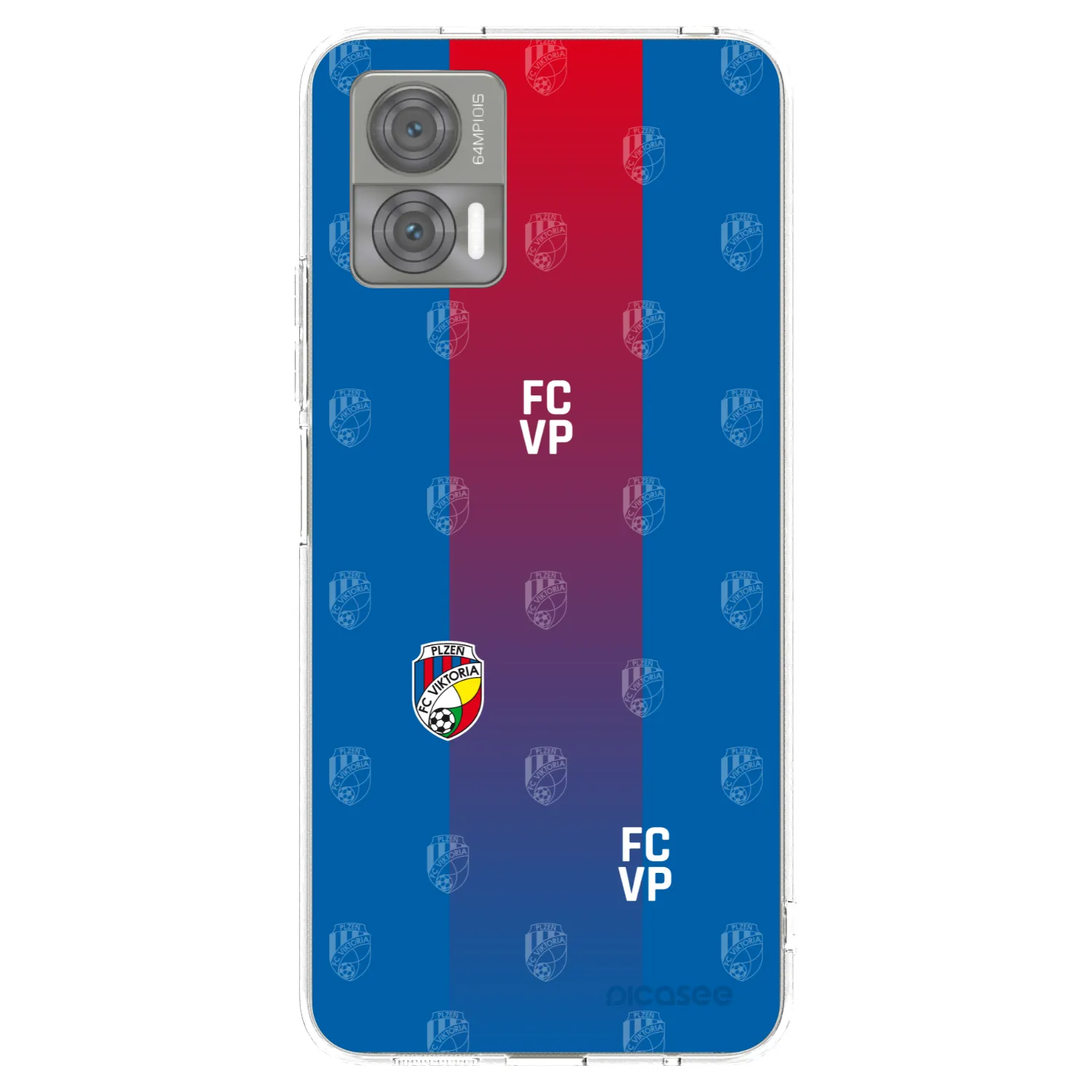Picasee silikonový průhledný obal pro Motorola Edge 30 Neo - FC Viktoria Plzeň F