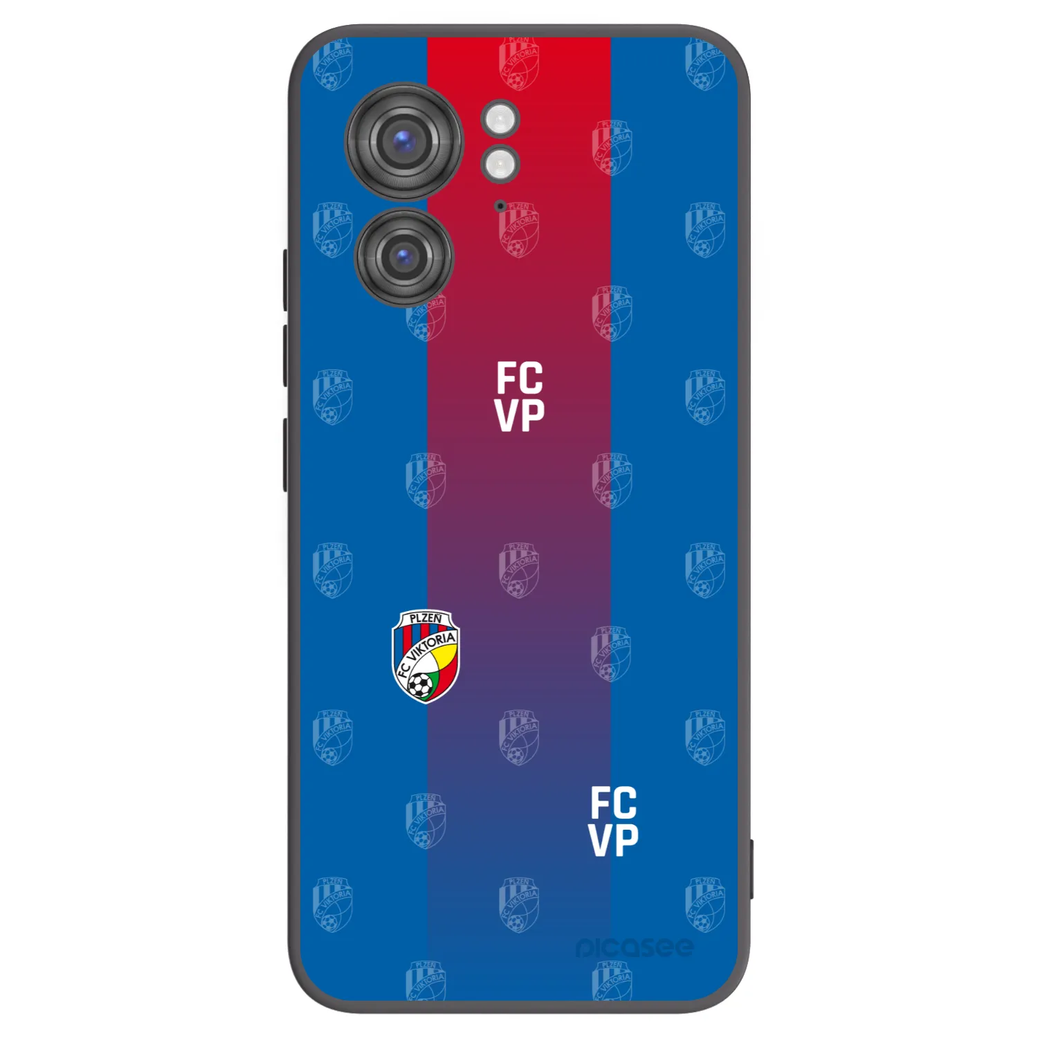 Picasee silikonový černý obal pro Motorola Edge 40 - FC Viktoria Plzeň F