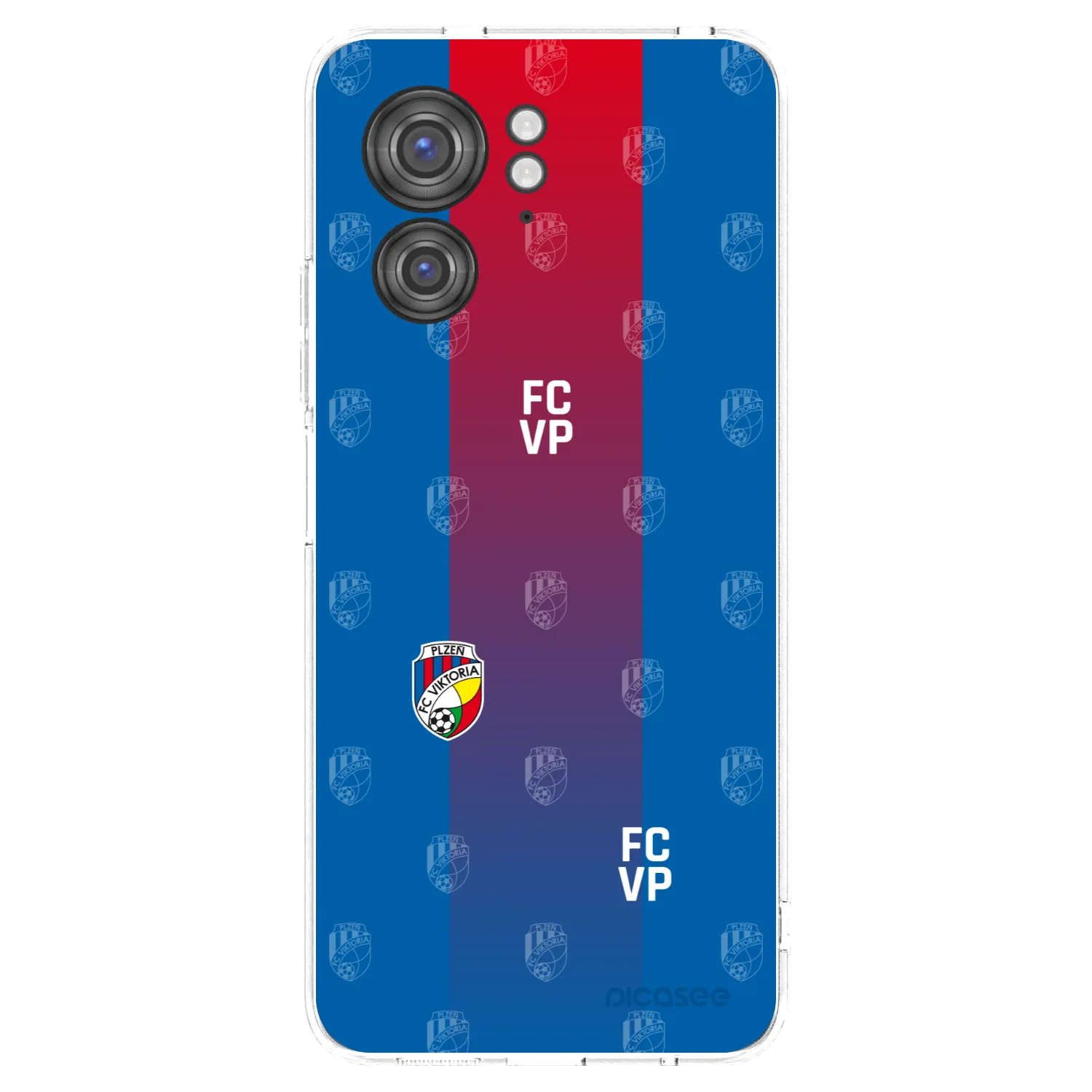 Picasee silikonový průhledný obal pro Motorola Edge 40 - FC Viktoria Plzeň F
