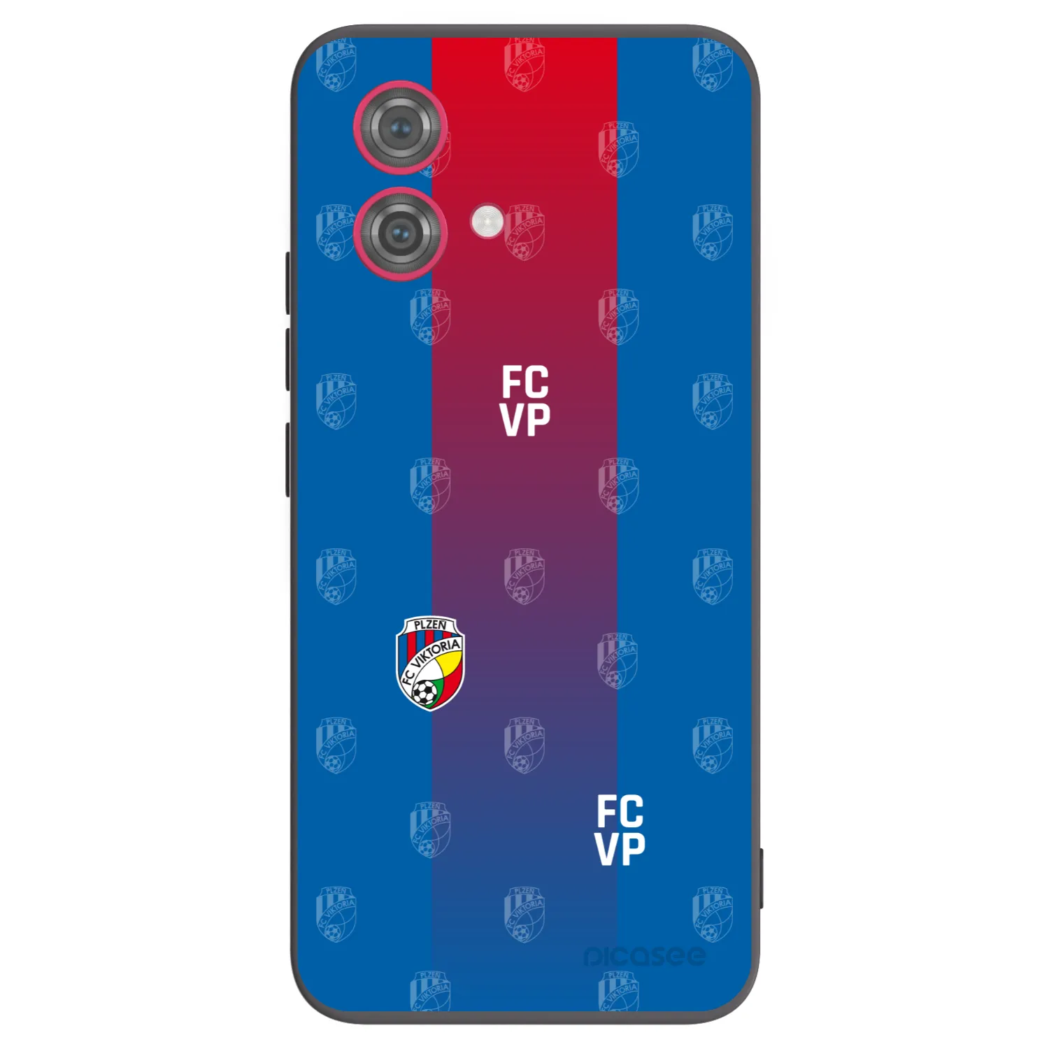 Picasee silikonový černý obal pro Motorola Moto G84 5G - FC Viktoria Plzeň F