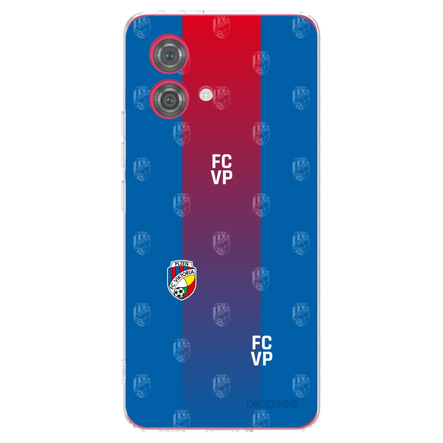 Picasee silikonový průhledný obal pro Motorola Moto G84 5G - FC Viktoria Plzeň F