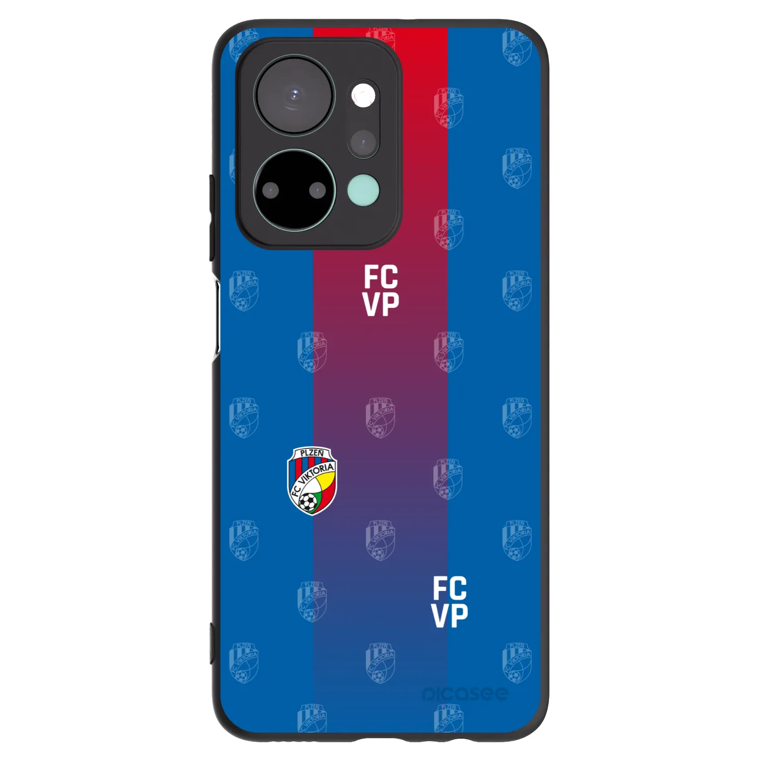 Picasee silikonový černý obal pro Honor X7a - FC Viktoria Plzeň F