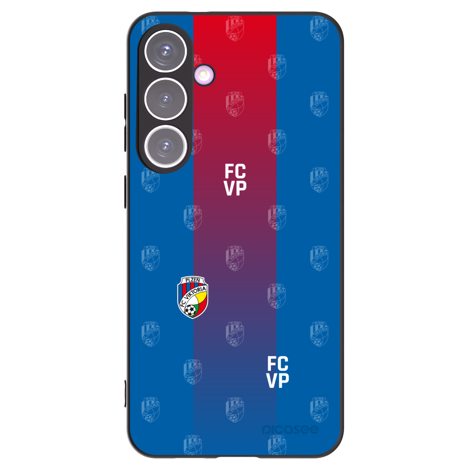 Picasee silikonový černý obal pro Samsung Galaxy S24+ S926B 5G - FC Viktoria Plzeň F