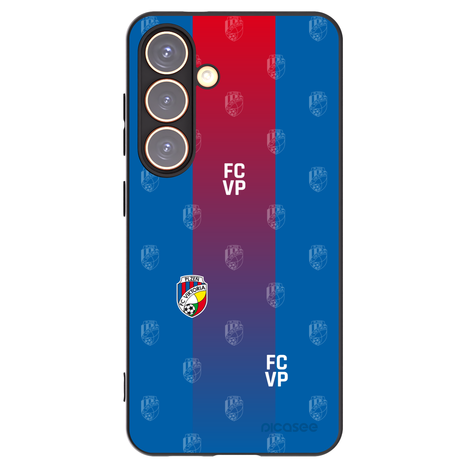 Picasee silikonový černý obal pro Samsung Galaxy S24 S921B 5G - FC Viktoria Plzeň F