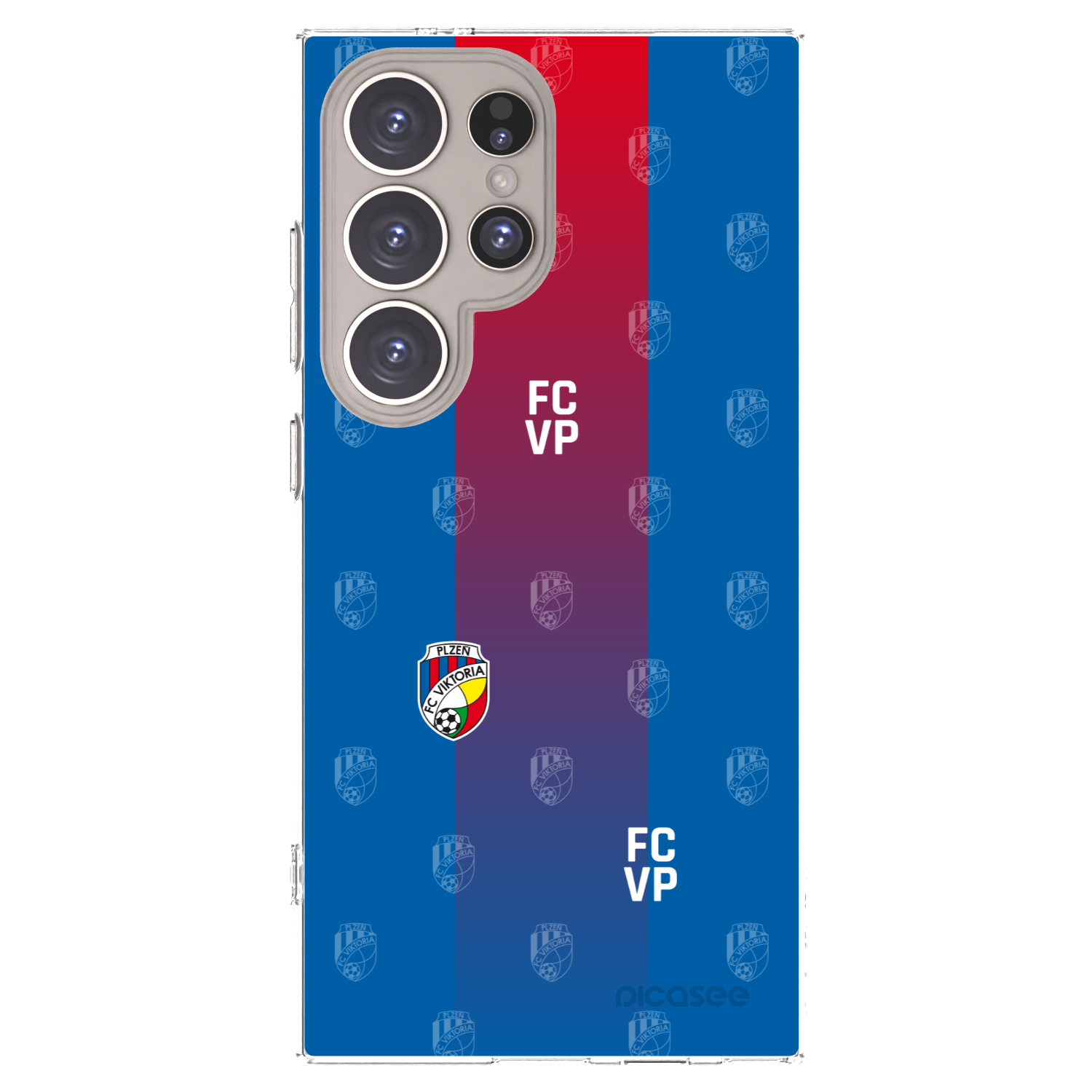 Picasee silikonový průhledný obal pro Samsung Galaxy S24 Ultra S928B 5G - FC Viktoria Plzeň F