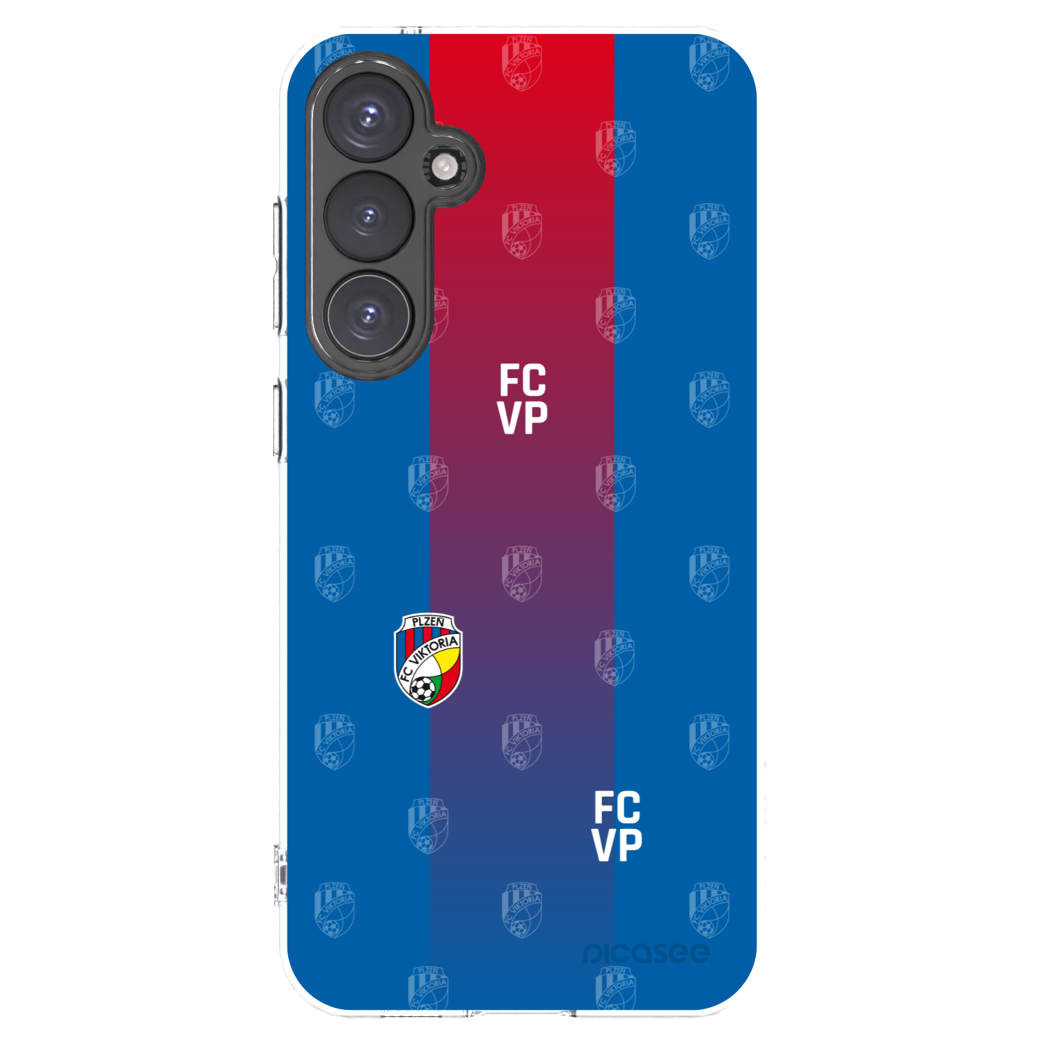 Picasee silikonový průhledný obal pro Samsung Galaxy S23 FE S711B - FC Viktoria Plzeň F