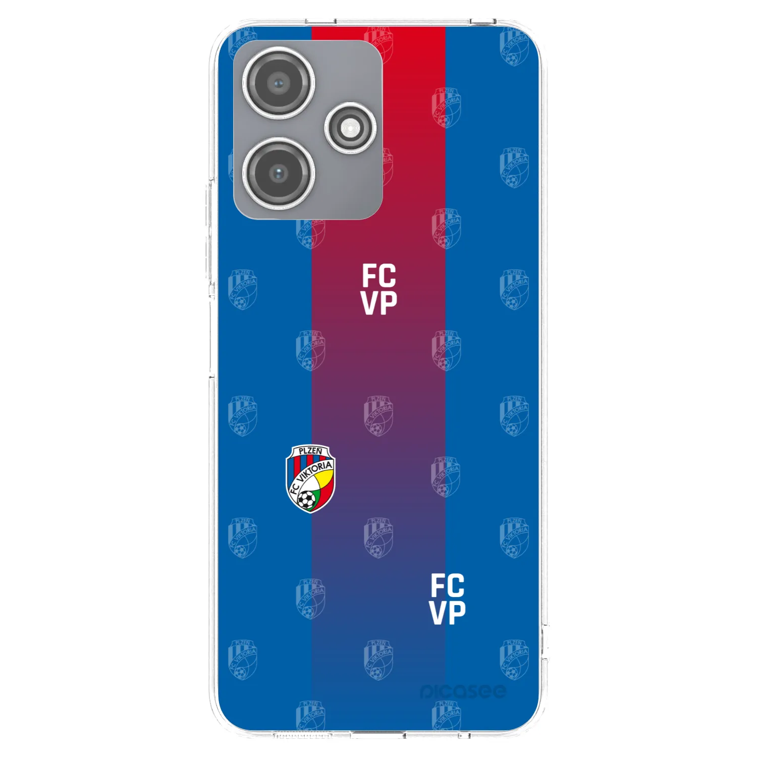 Picasee silikonový průhledný obal pro Xiaomi Redmi 12 5G - FC Viktoria Plzeň F
