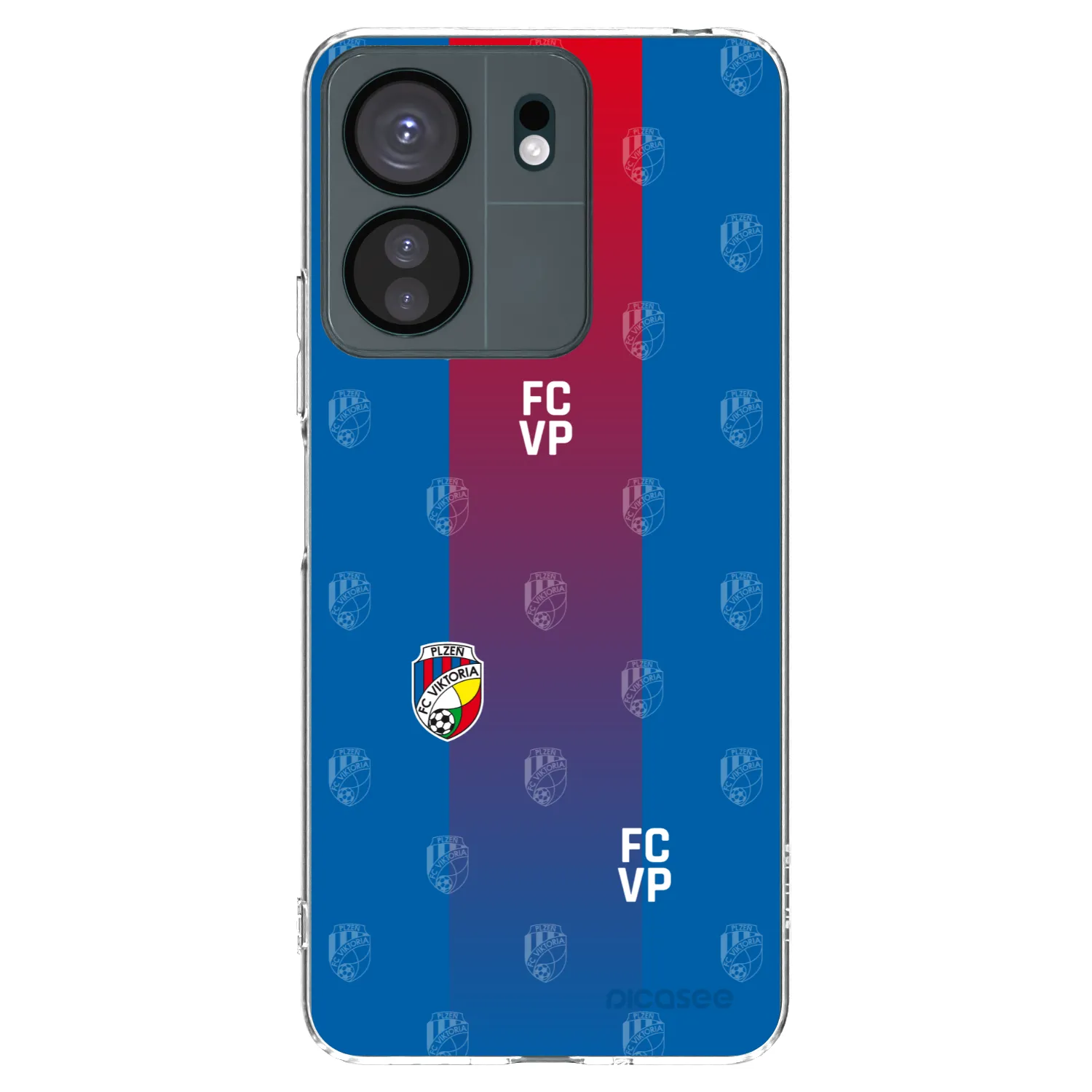 Picasee silikonový průhledný obal pro Xiaomi Redmi 13C 4G - FC Viktoria Plzeň F