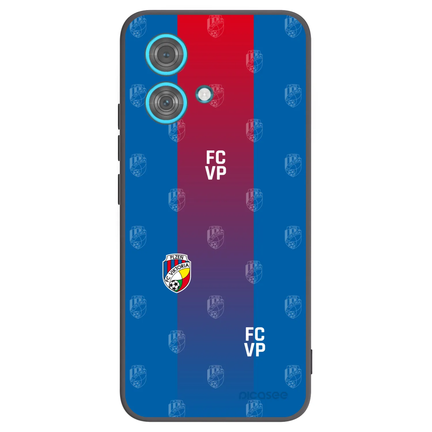 Picasee silikonový černý obal pro Motorola Edge 40 Neo - FC Viktoria Plzeň F