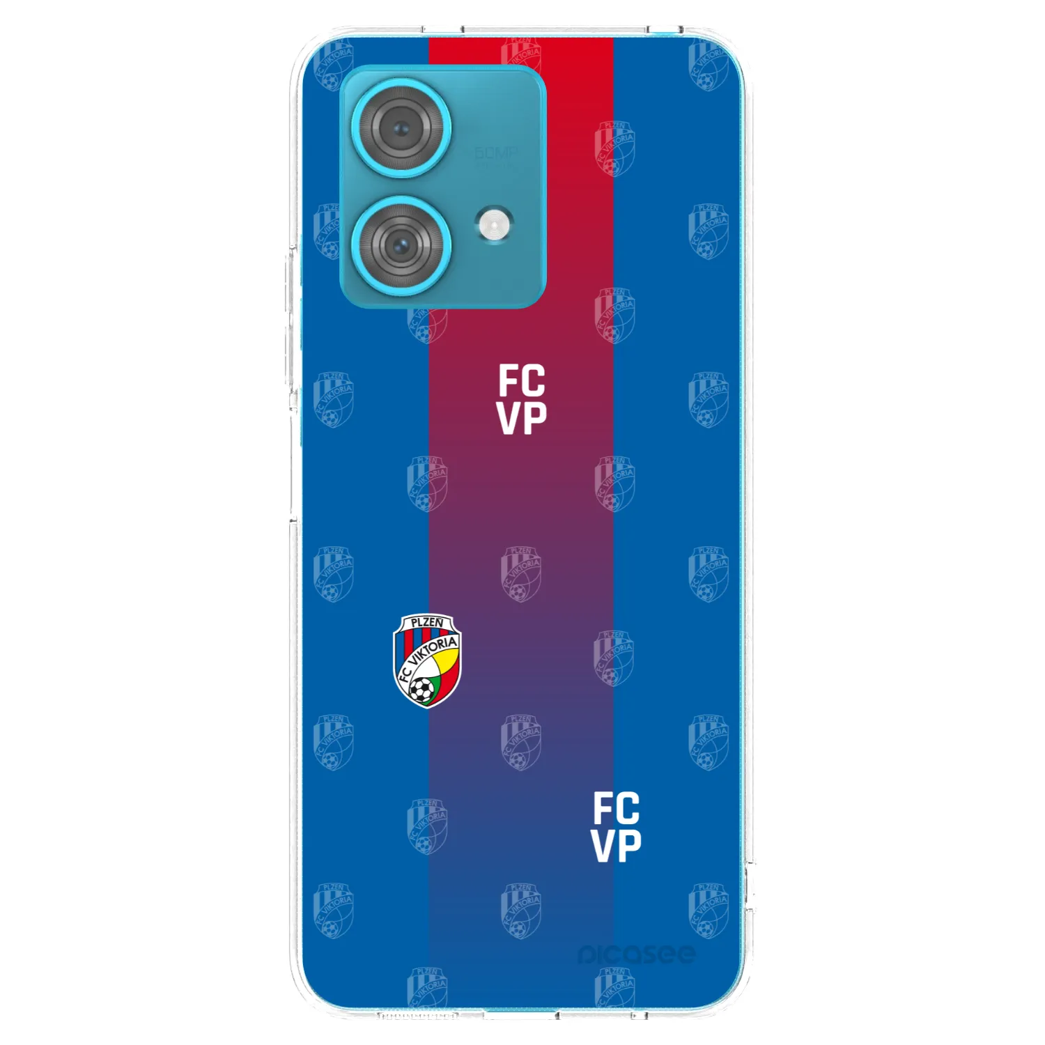 Picasee silikonový průhledný obal pro Motorola Edge 40 Neo - FC Viktoria Plzeň F