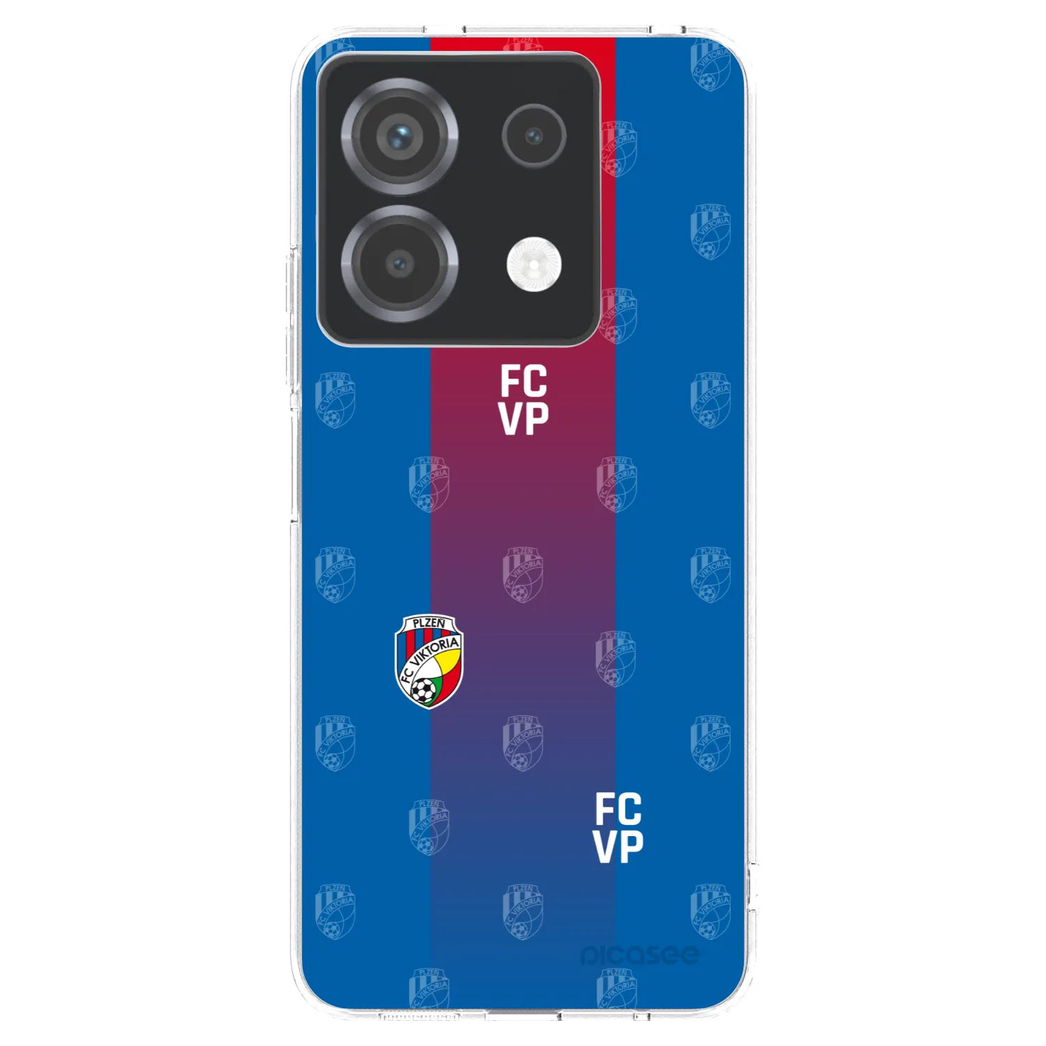 Picasee silikonový průhledný obal pro Xiaomi Poco X6 - FC Viktoria Plzeň F