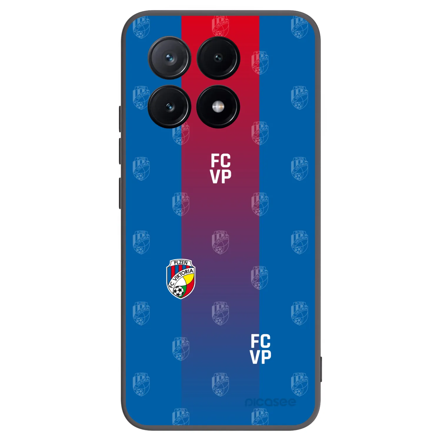 Picasee silikonový černý obal pro Xiaomi Poco X6 Pro - FC Viktoria Plzeň F