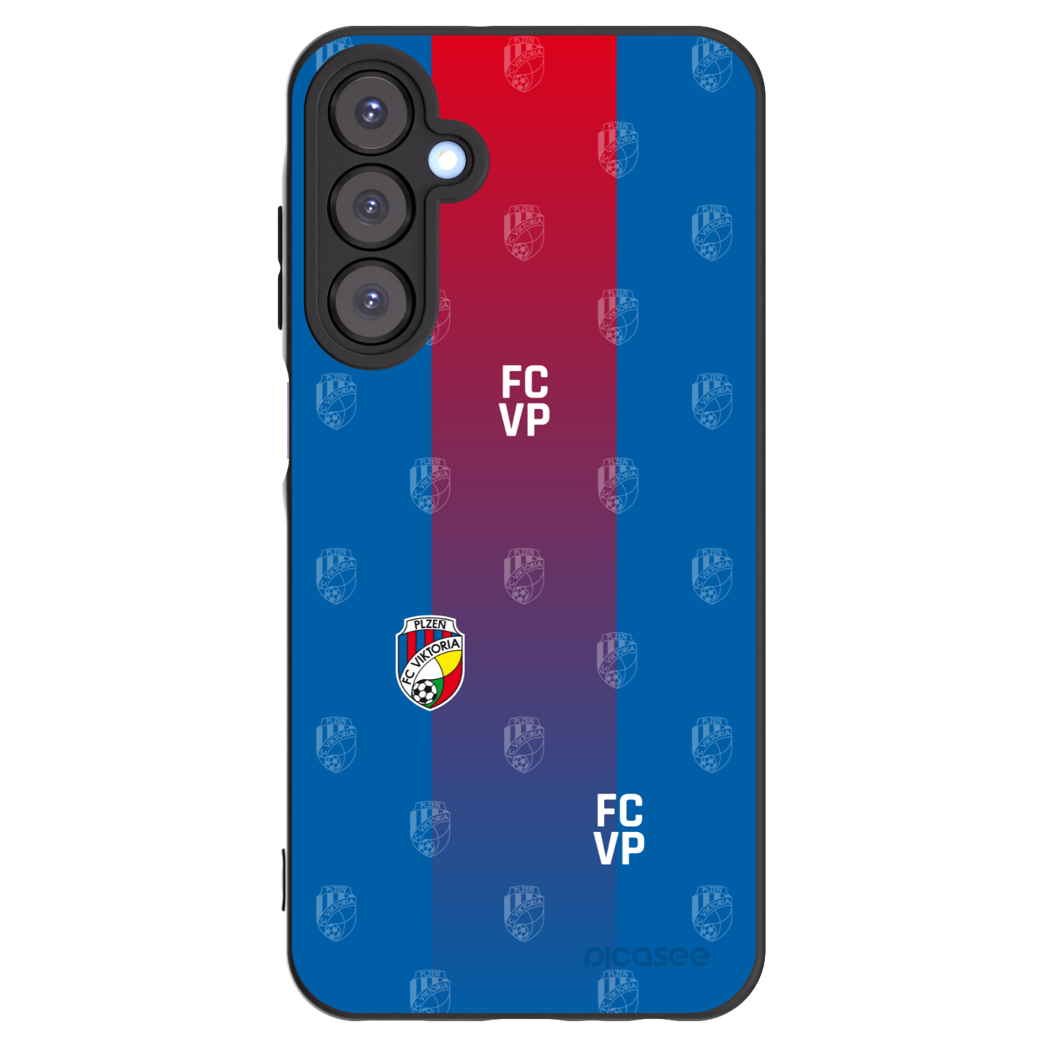 Picasee silikonový černý obal pro Samsung Galaxy A25 A256B 5G - FC Viktoria Plzeň F