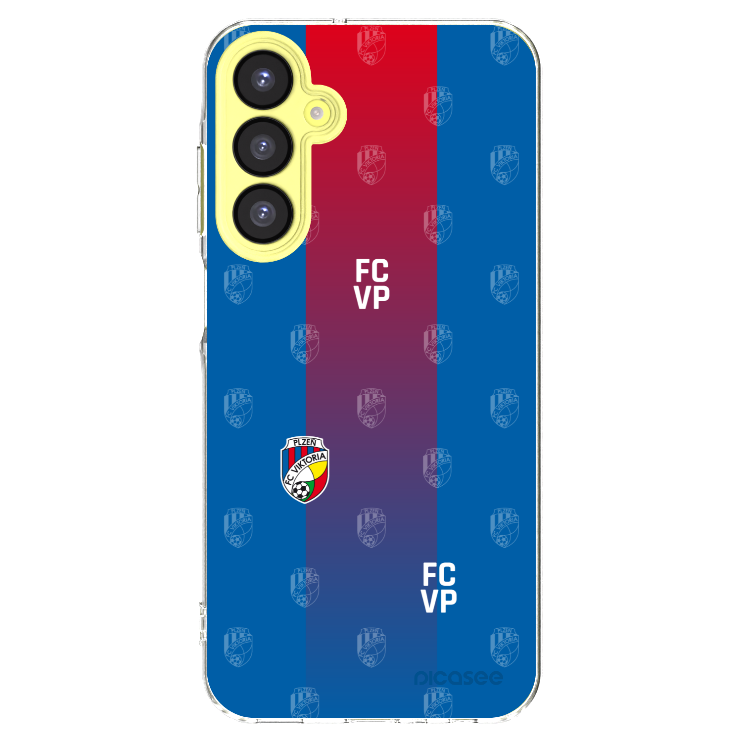 Picasee silikonový průhledný obal pro Samsung Galaxy A25 A256B 5G - FC Viktoria Plzeň F