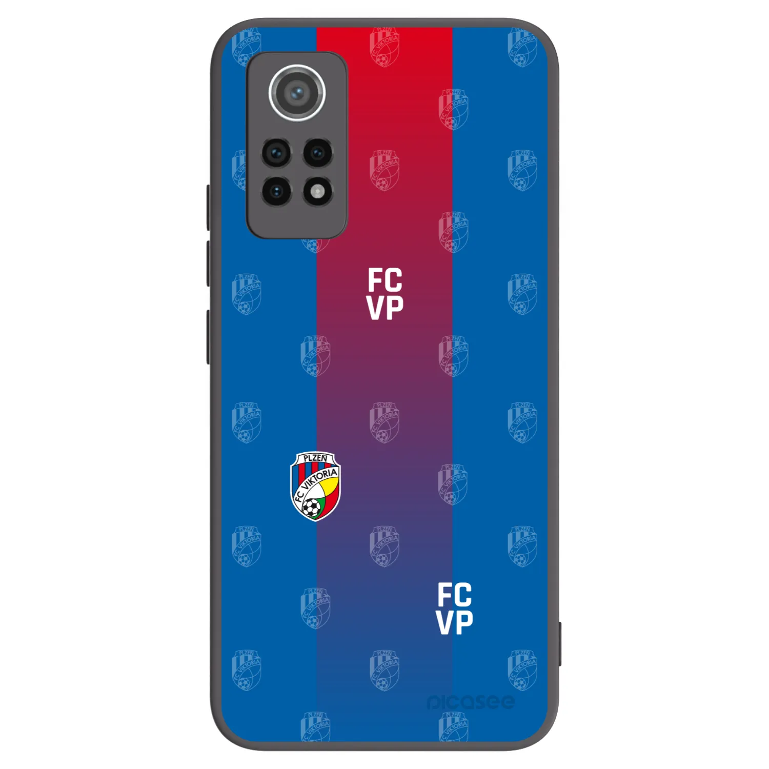 Picasee silikonový černý obal pro Xiaomi Redmi Note 12 Pro 4G - FC Viktoria Plzeň F