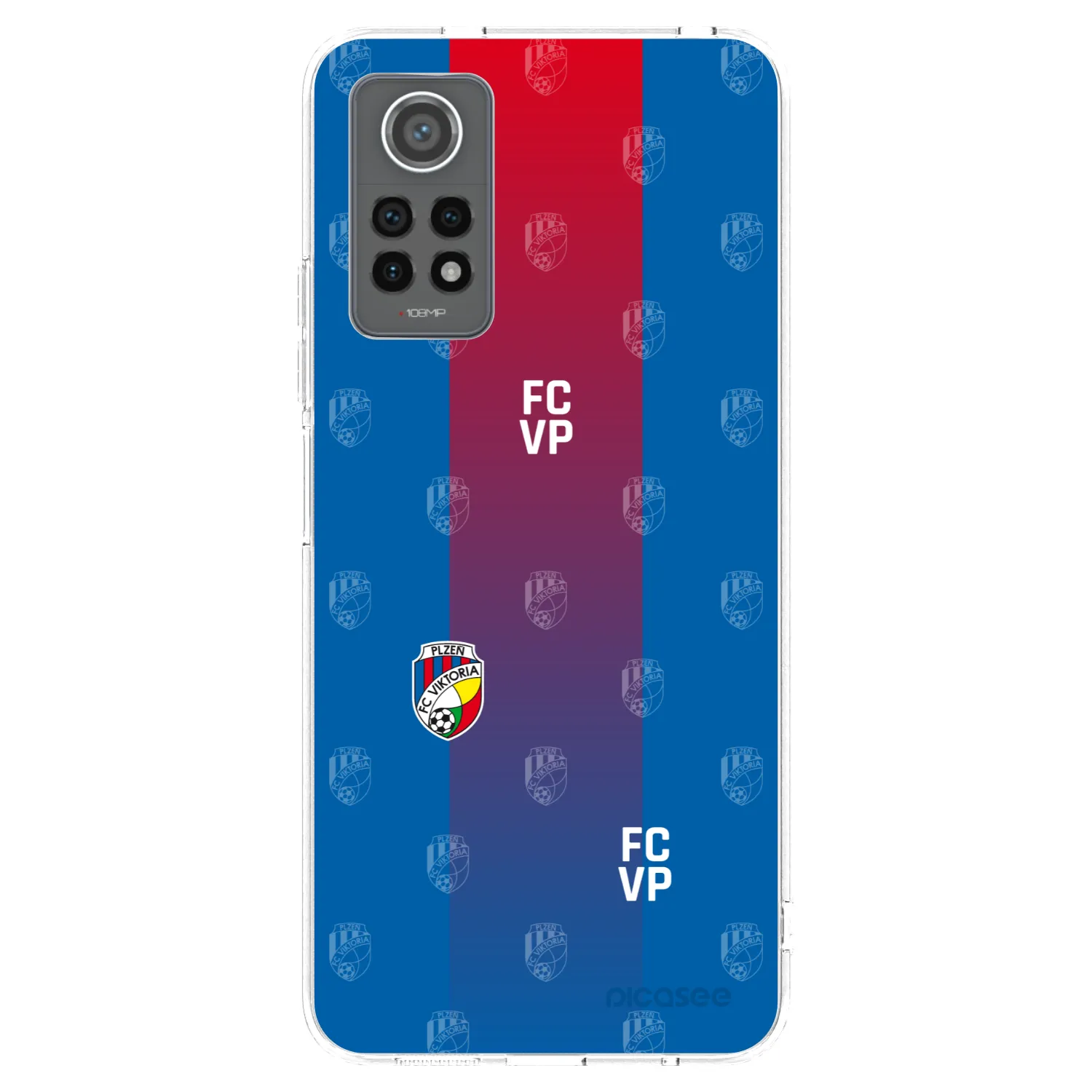Picasee silikonový průhledný obal pro Xiaomi Redmi Note 12 Pro 4G - FC Viktoria Plzeň F