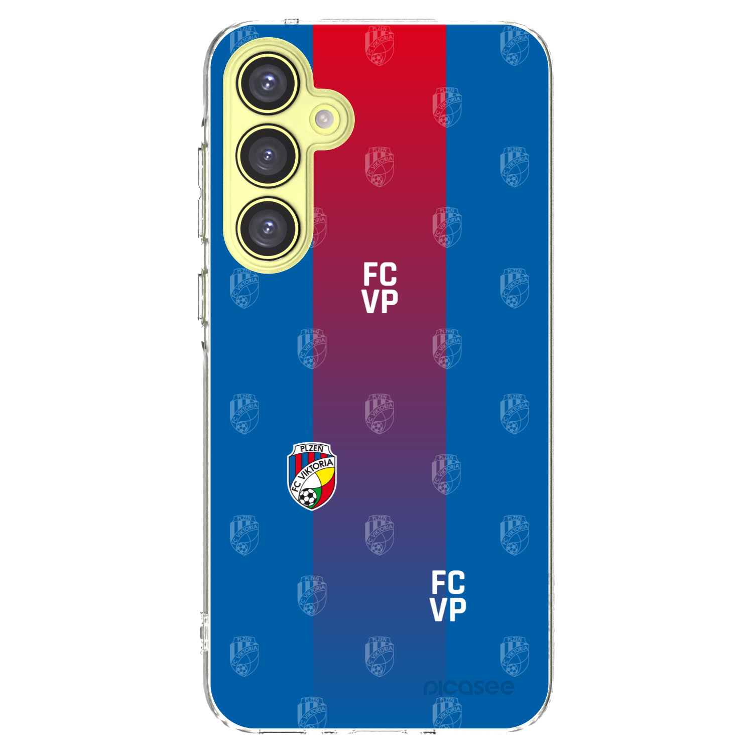 Picasee silikonový průhledný obal pro Samsung Galaxy A35 5G A356B - FC Viktoria Plzeň F