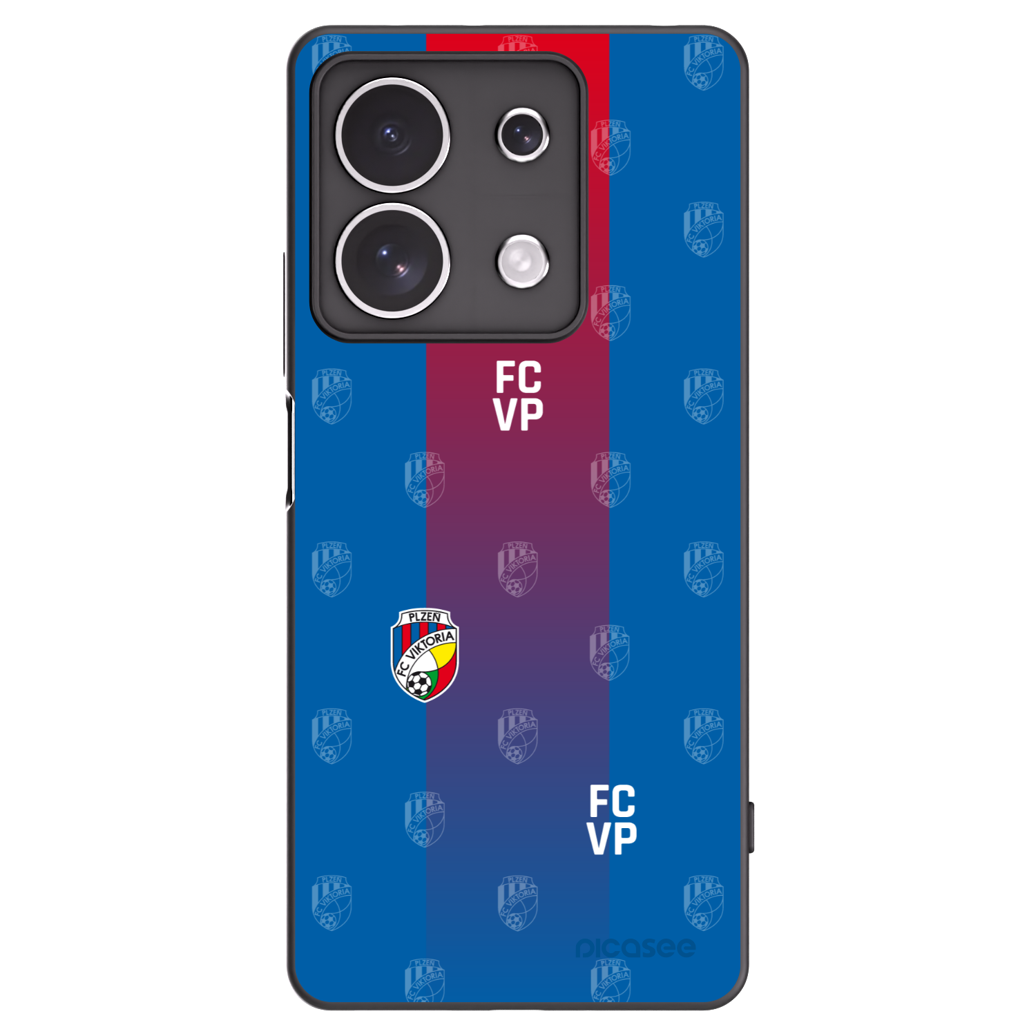 Picasee silikonový černý obal pro Xiaomi Redmi Note 13 4G - FC Viktoria Plzeň F