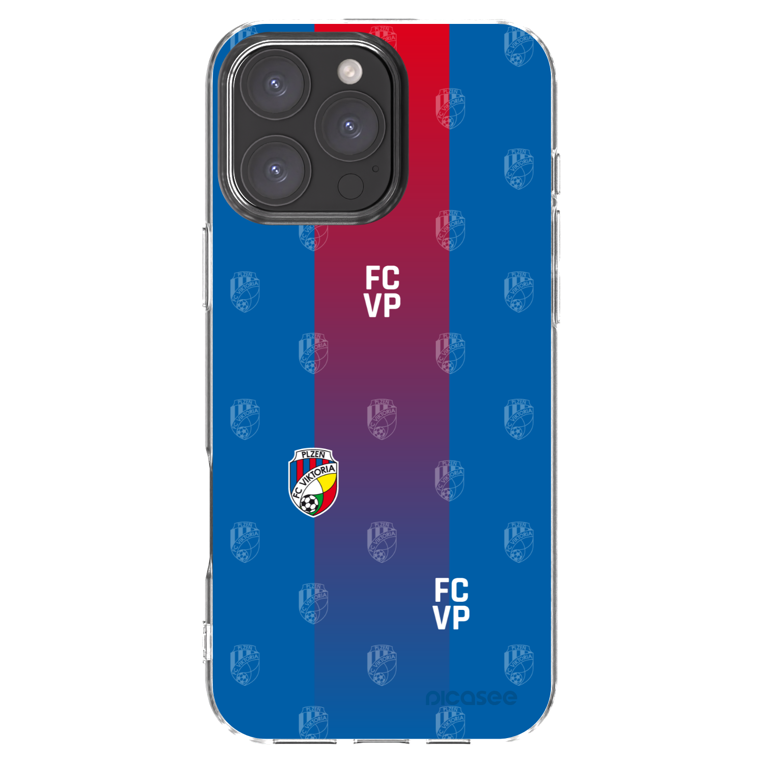 Picasee silikonový průhledný obal pro Apple iPhone 16 Pro Max - FC Viktoria Plzeň F