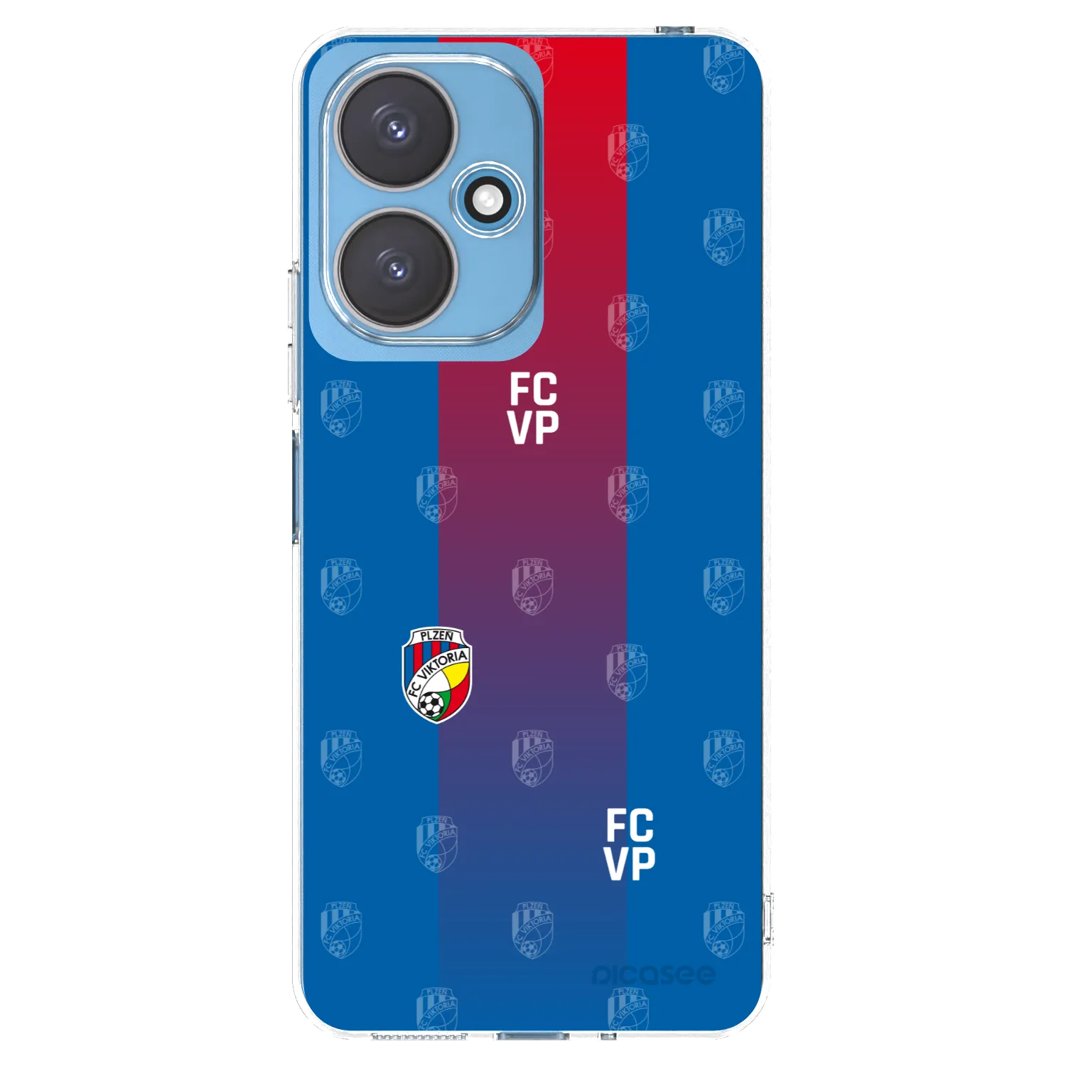 Picasee silikonový průhledný obal pro Xiaomi Redmi 13C 5G - FC Viktoria Plzeň F