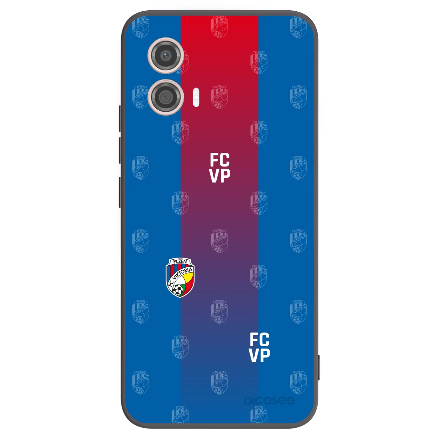Picasee silikonový černý obal pro Motorola Moto G53 5G - FC Viktoria Plzeň F