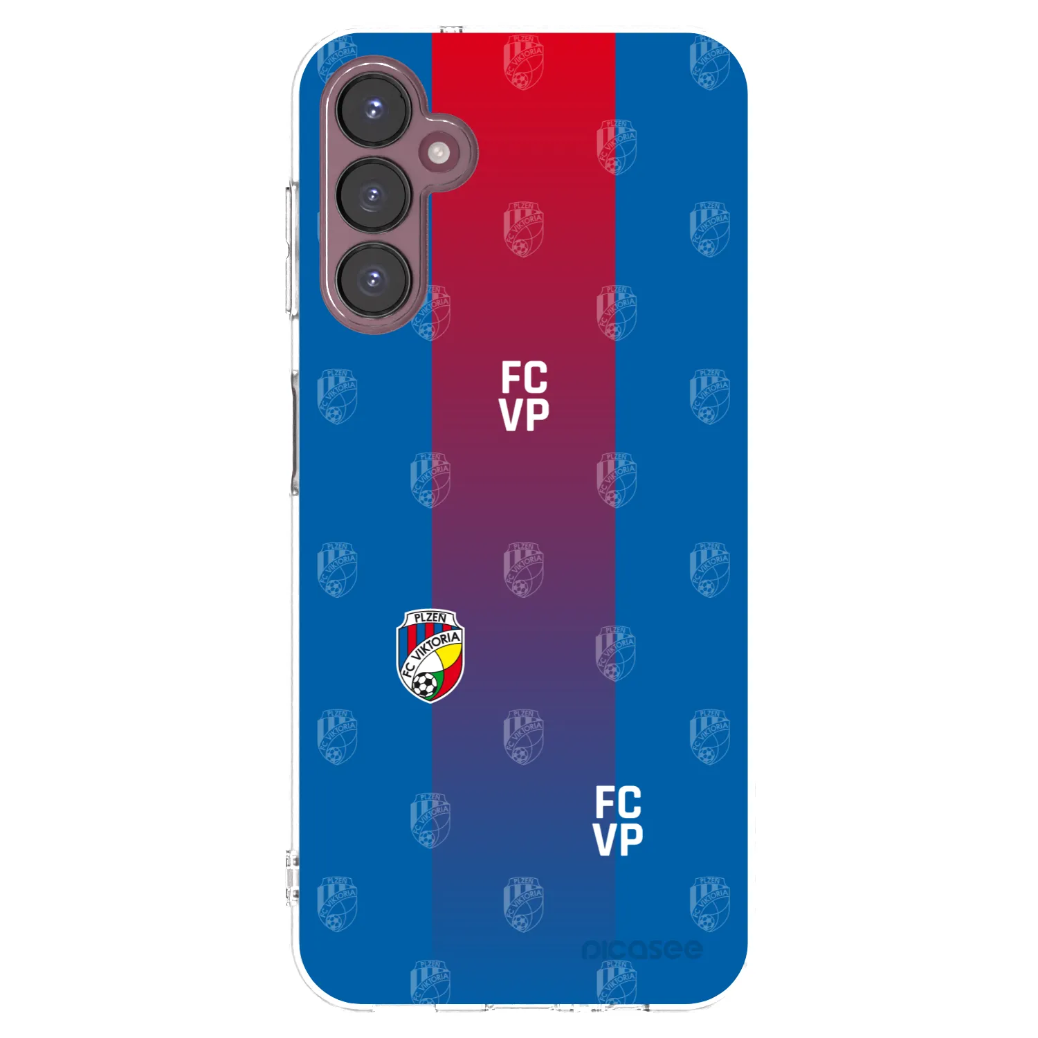 Picasee silikonový průhledný obal pro Samsung Galaxy A05s A057G - FC Viktoria Plzeň F
