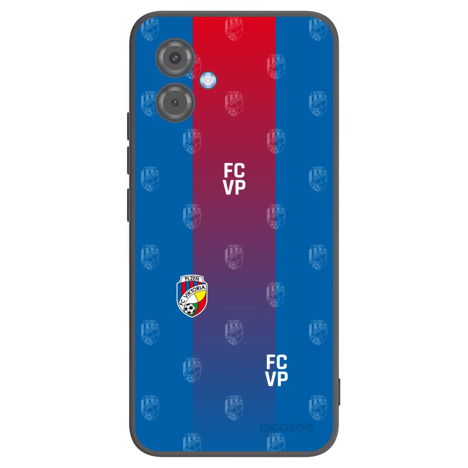 Picasee silikonový černý obal pro Motorola Moto G14 - FC Viktoria Plzeň F