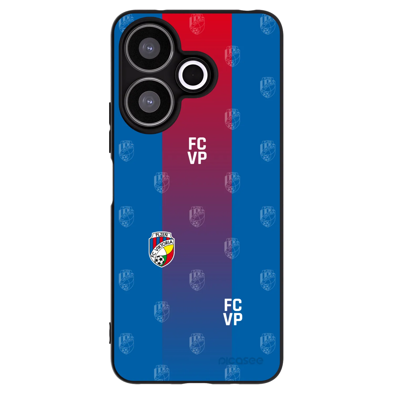 Picasee silikonový černý obal pro Xiaomi Redmi 13 4G - FC Viktoria Plzeň F