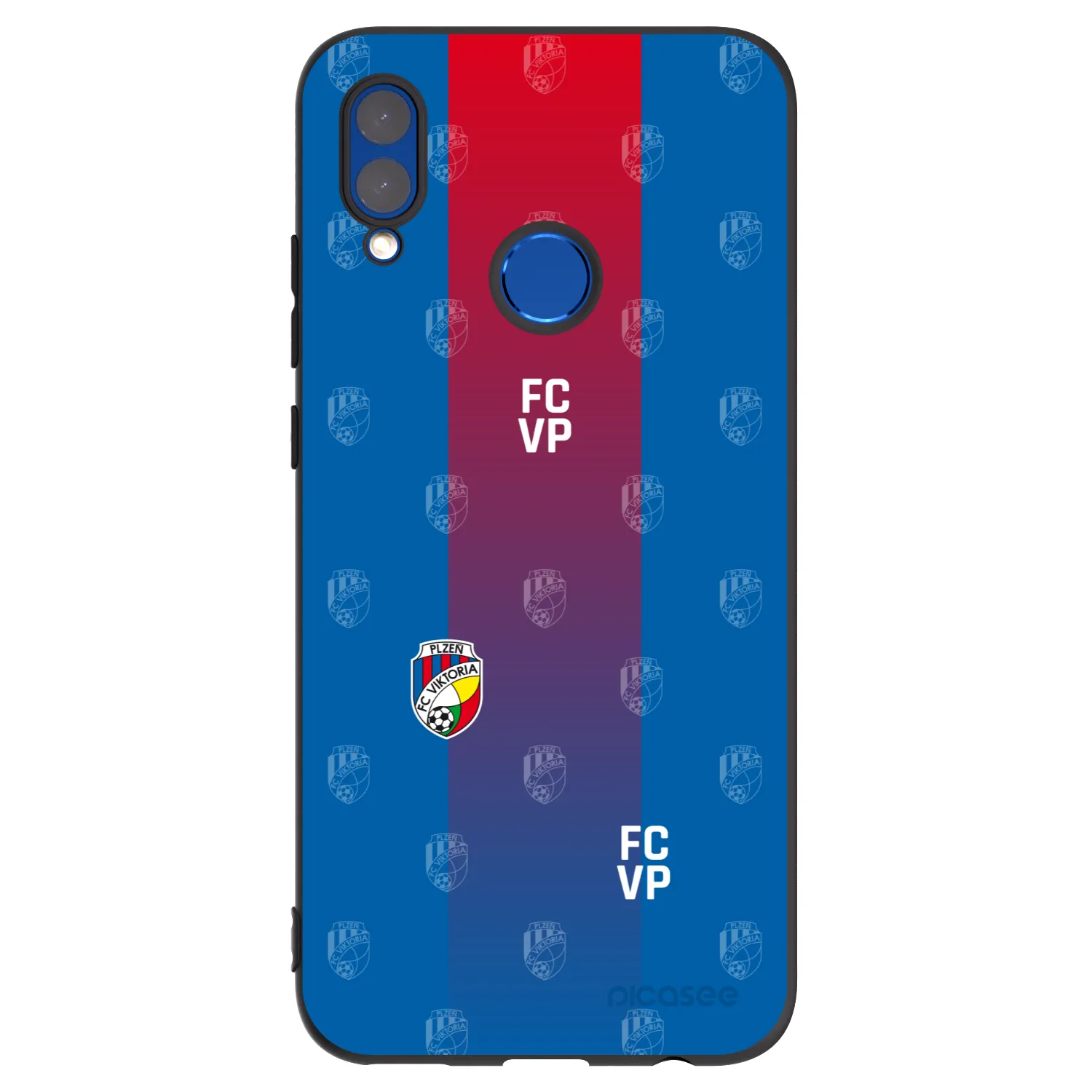 Picasee silikonový černý obal pro Huawei P Smart 2019 - FC Viktoria Plzeň F