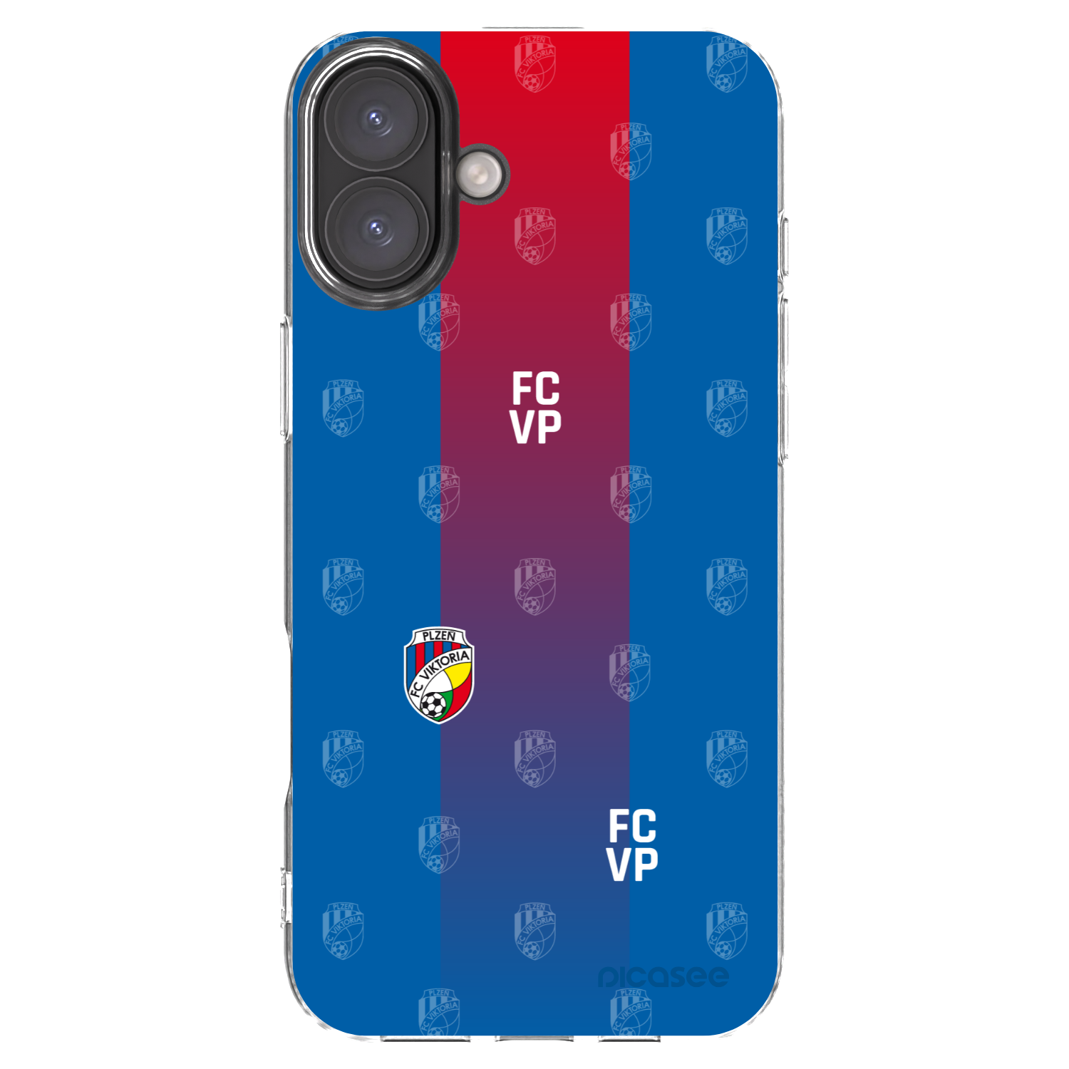 Picasee silikonový průhledný obal pro Apple iPhone 16 Plus - FC Viktoria Plzeň F