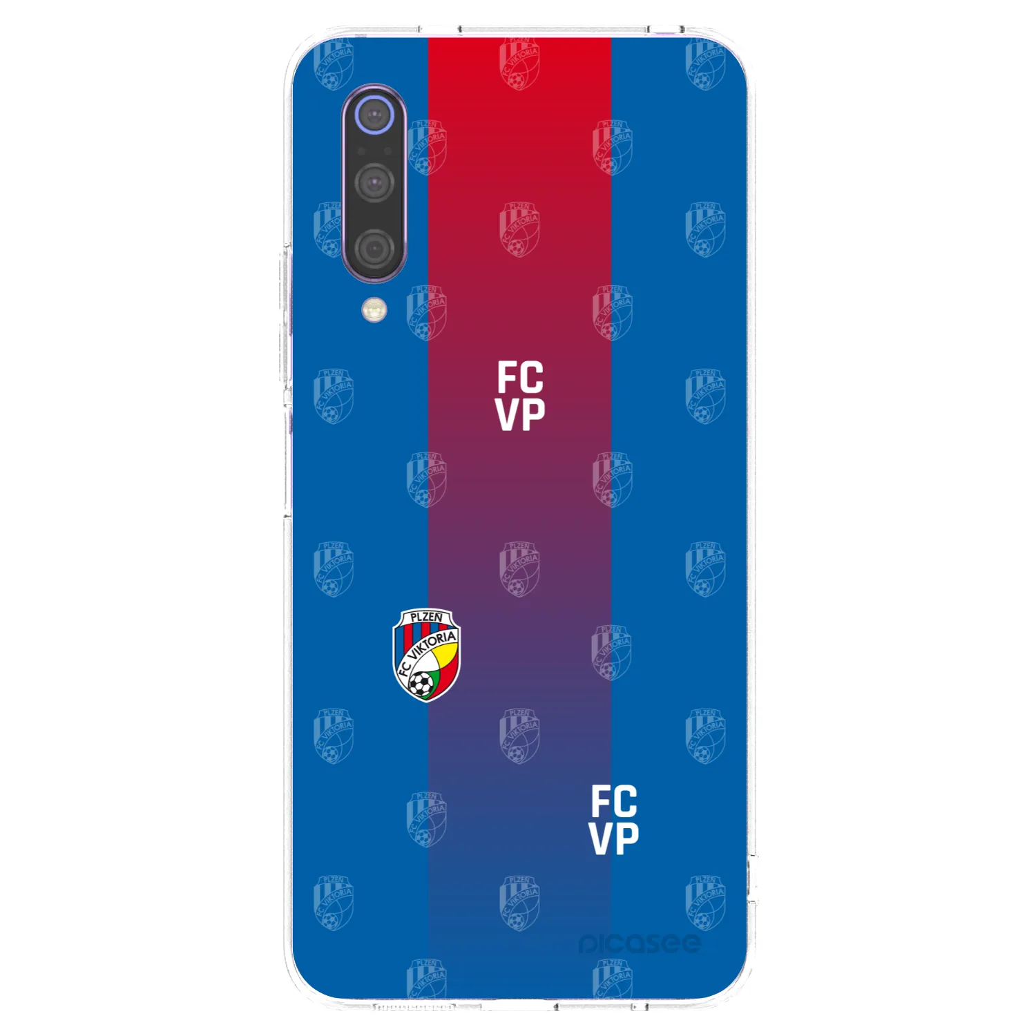 Picasee silikonový průhledný obal pro Xiaomi Mi 9 - FC Viktoria Plzeň F