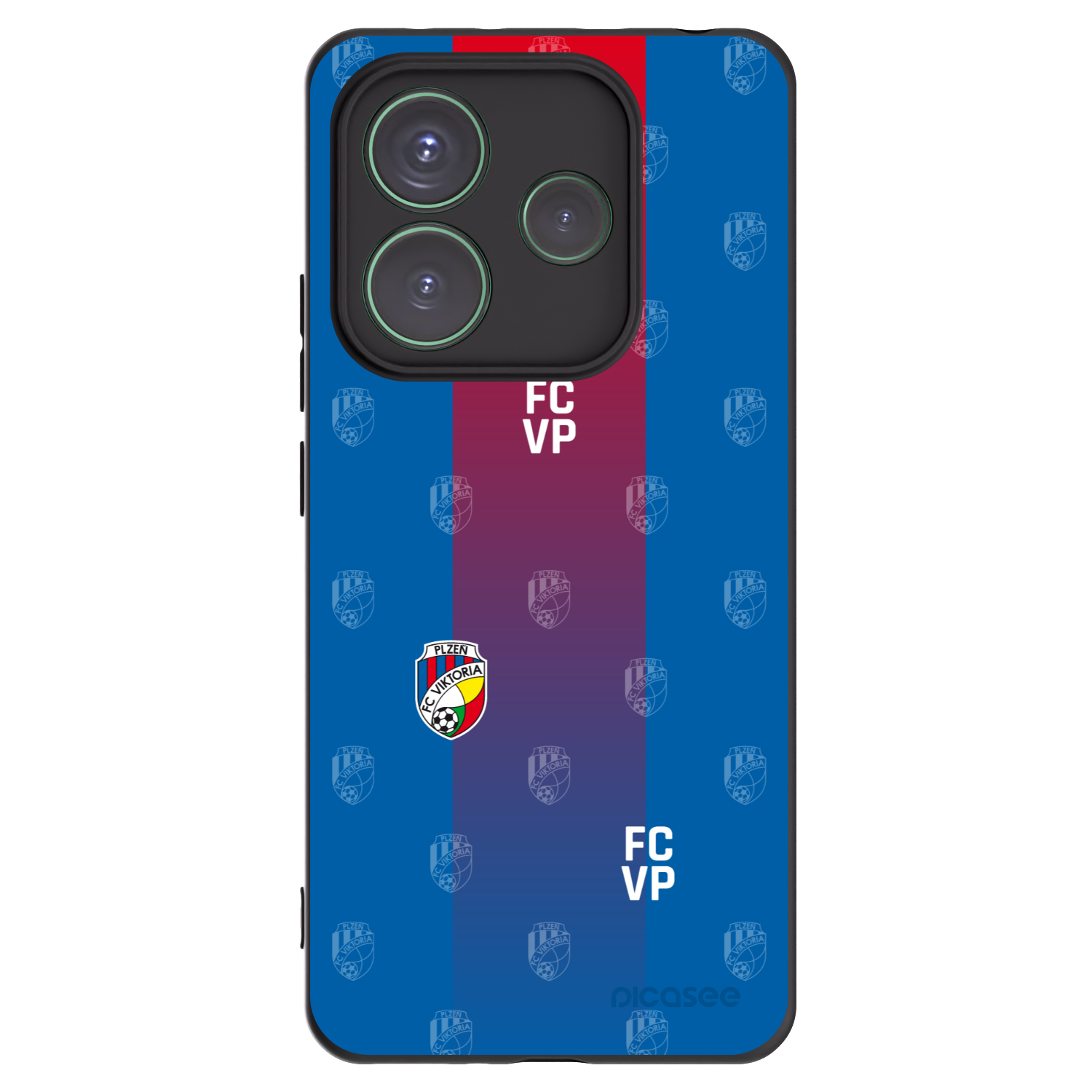 Picasee silikonový černý obal pro Xiaomi Redmi Note 14 5G - FC Viktoria Plzeň F