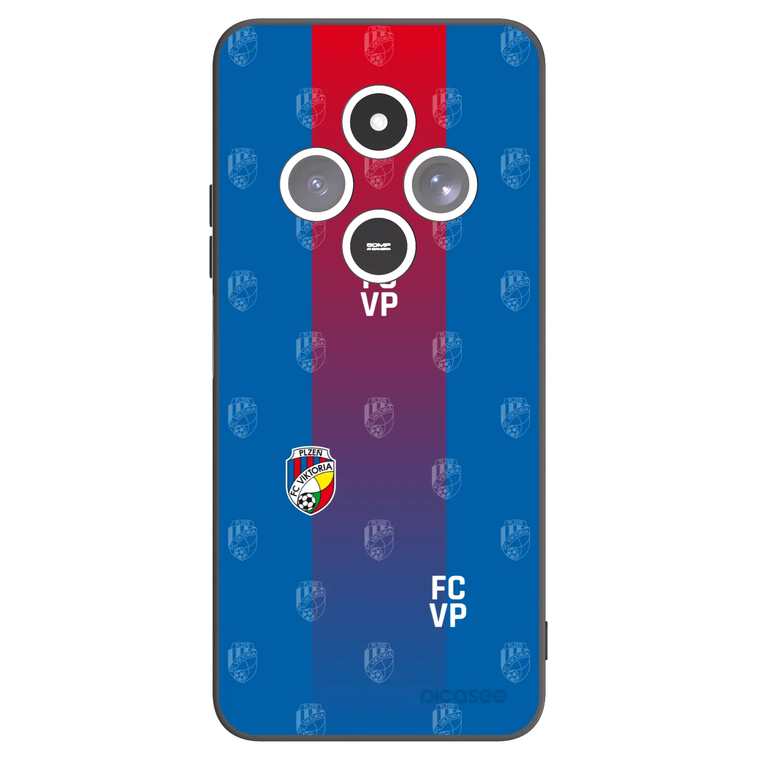 Picasee silikonový černý obal pro Xiaomi Redmi 14C - FC Viktoria Plzeň F