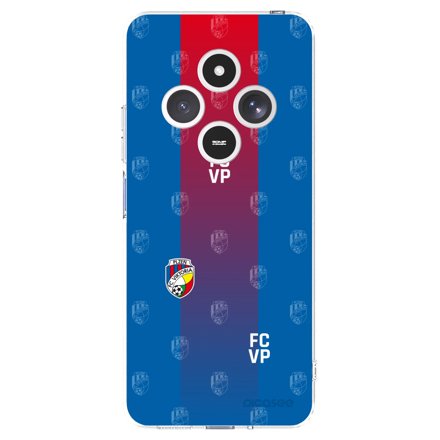 Picasee silikonový průhledný obal pro Xiaomi Redmi 14C - FC Viktoria Plzeň F
