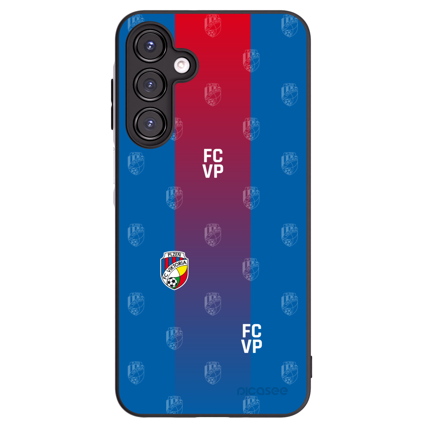 Picasee silikonový černý obal pro Samsung Galaxy A16 5G - FC Viktoria Plzeň F
