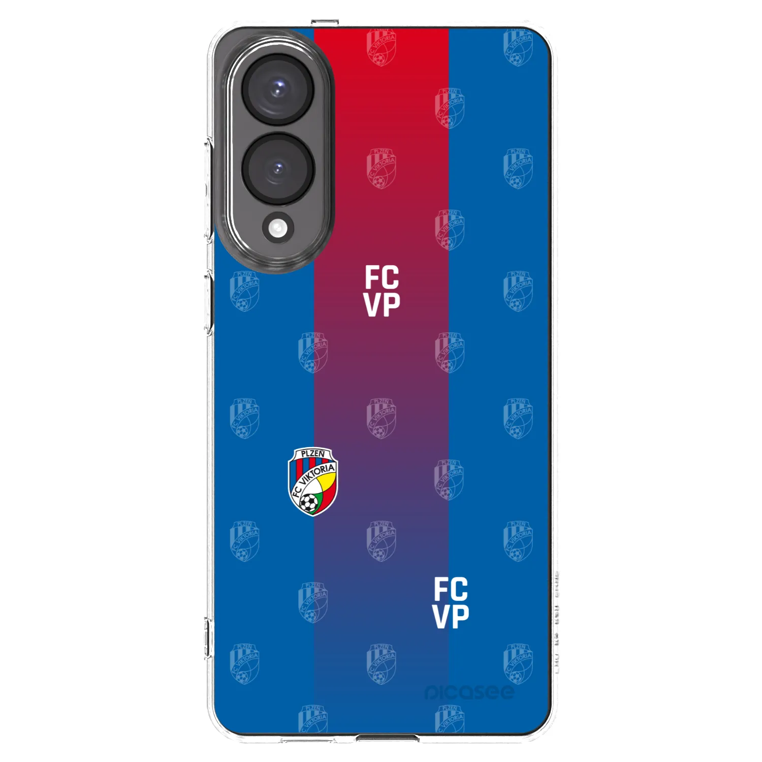 Picasee silikonový průhledný obal pro Samsung Galaxy S25 Edge 5G - FC Viktoria Plzeň F